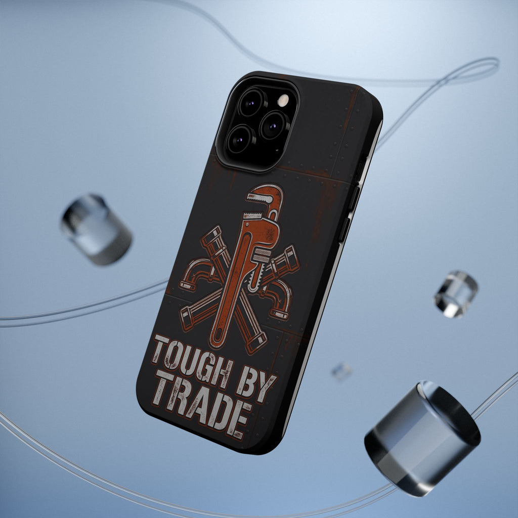 Tough By Trade Phone Case — Crossed Wrenches Wireless Charging Cover
