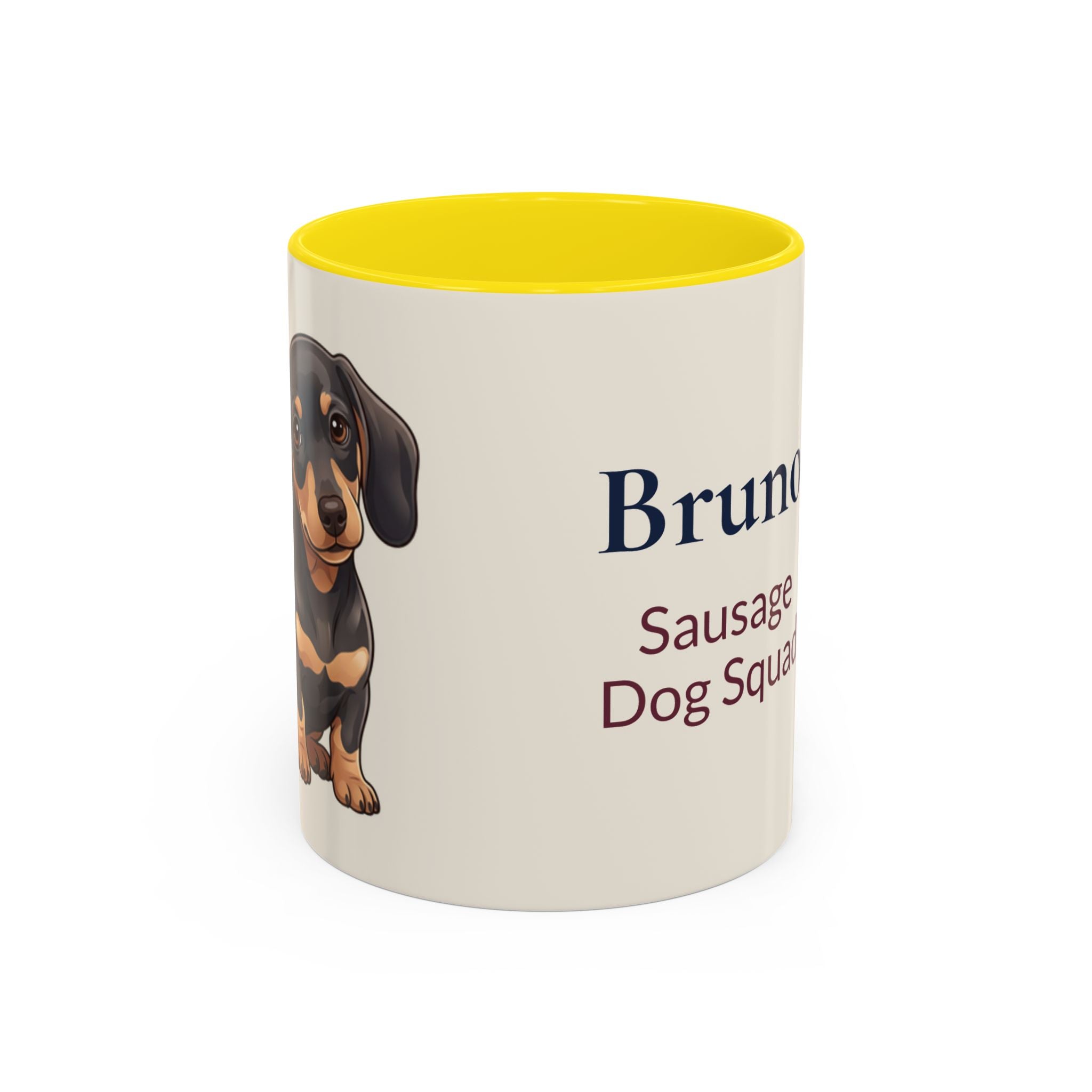 Personalized Dachshund Mug | Custom Name Coffee Mug | Sausage Dog Gift | Wiener Dog Lover