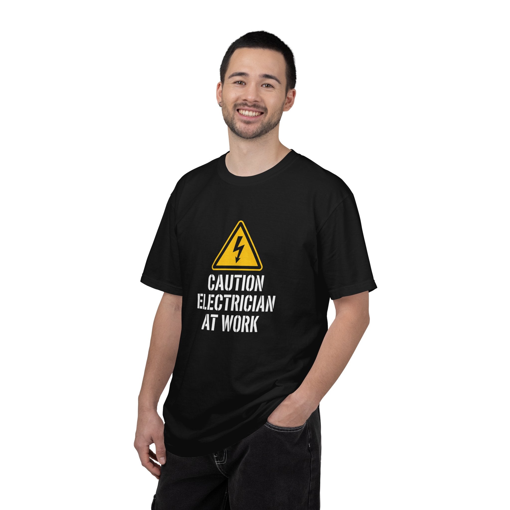 Caution Electrician At Work T-Shirt