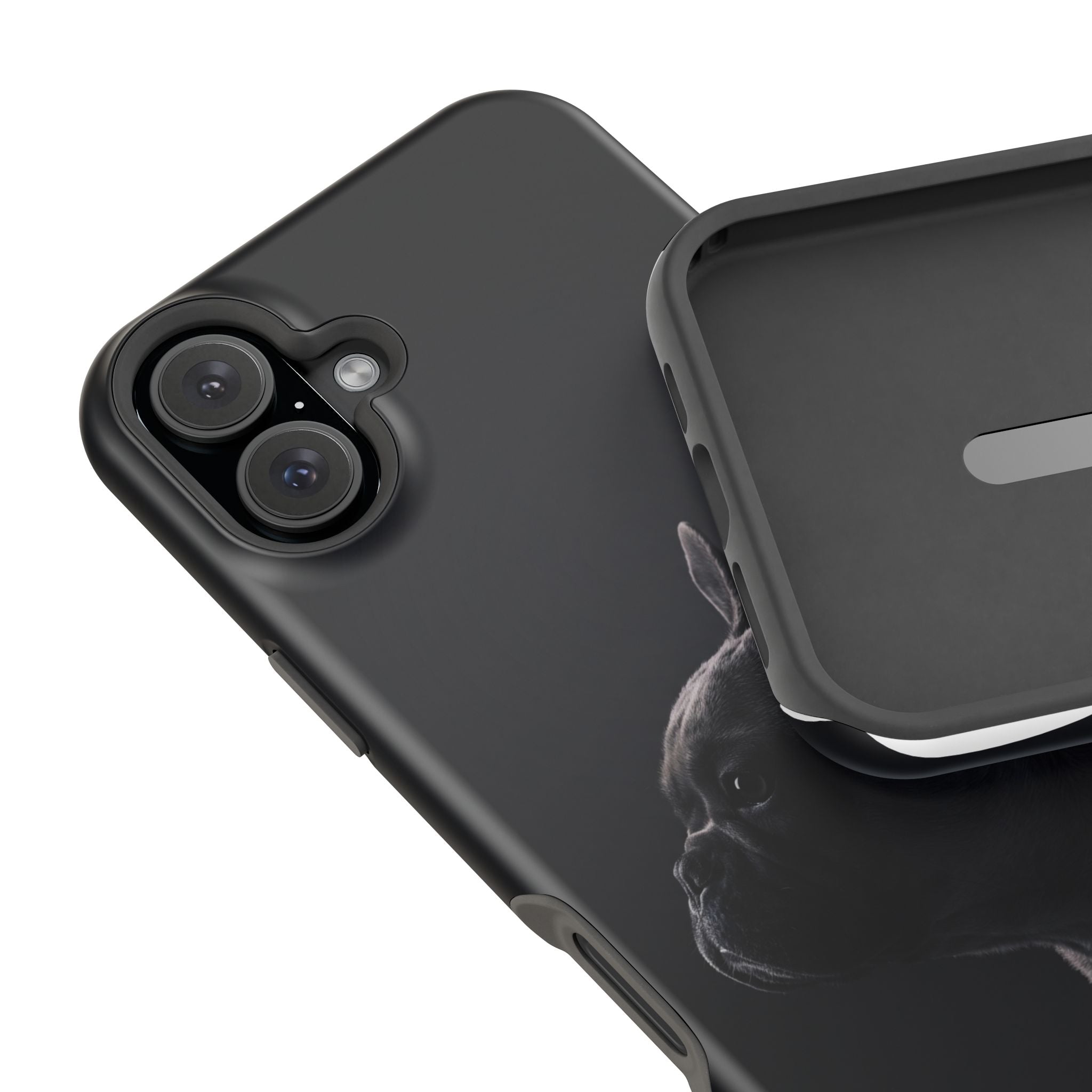 French Bulldog Phone Case — Impact-Resistant Wireless Charging Cover