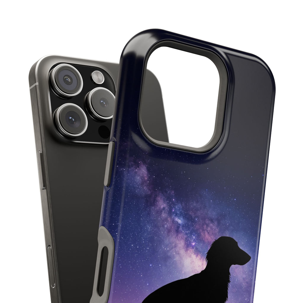 Personalized Dachshund Starry Night Phone Case — Wireless Charging Cover
