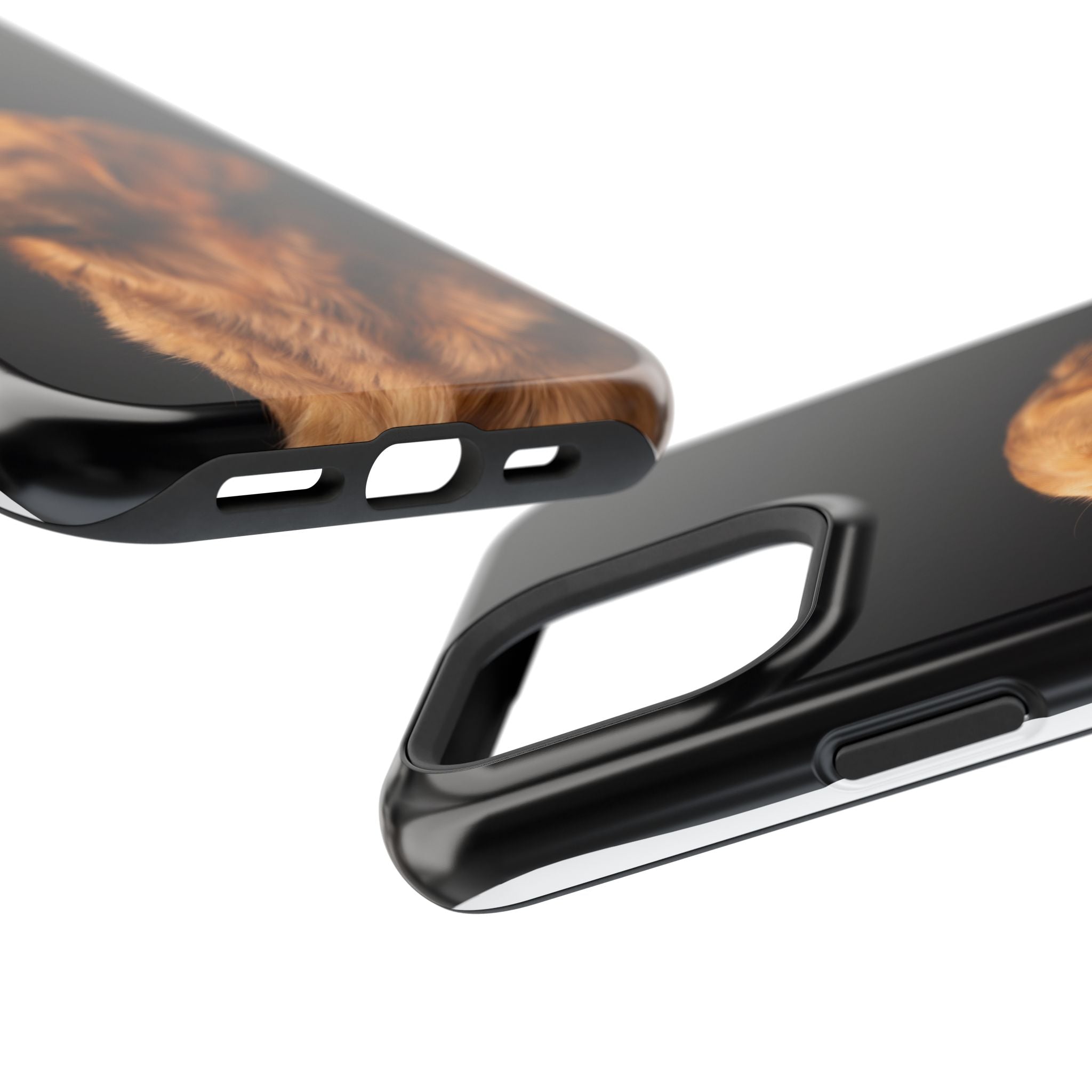 Golden Retriever Portrait Phone Case — Impact-Resistant Wireless Charging Cover