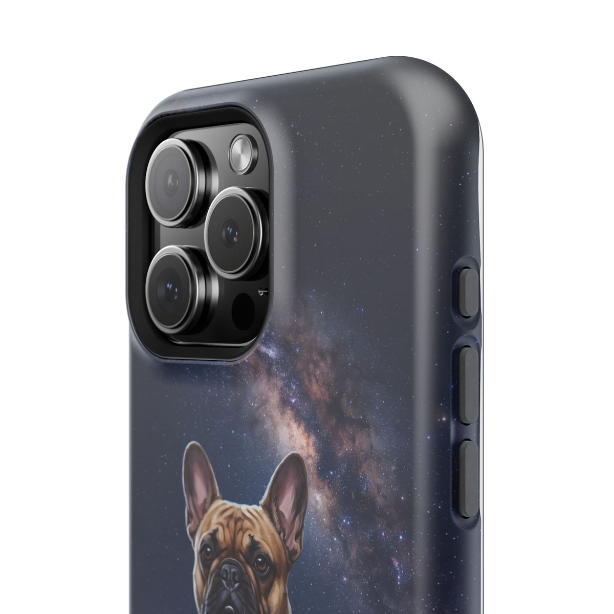 Personalized French Bulldog Starry Night Sky Phone Case — Wireless Charging Cover