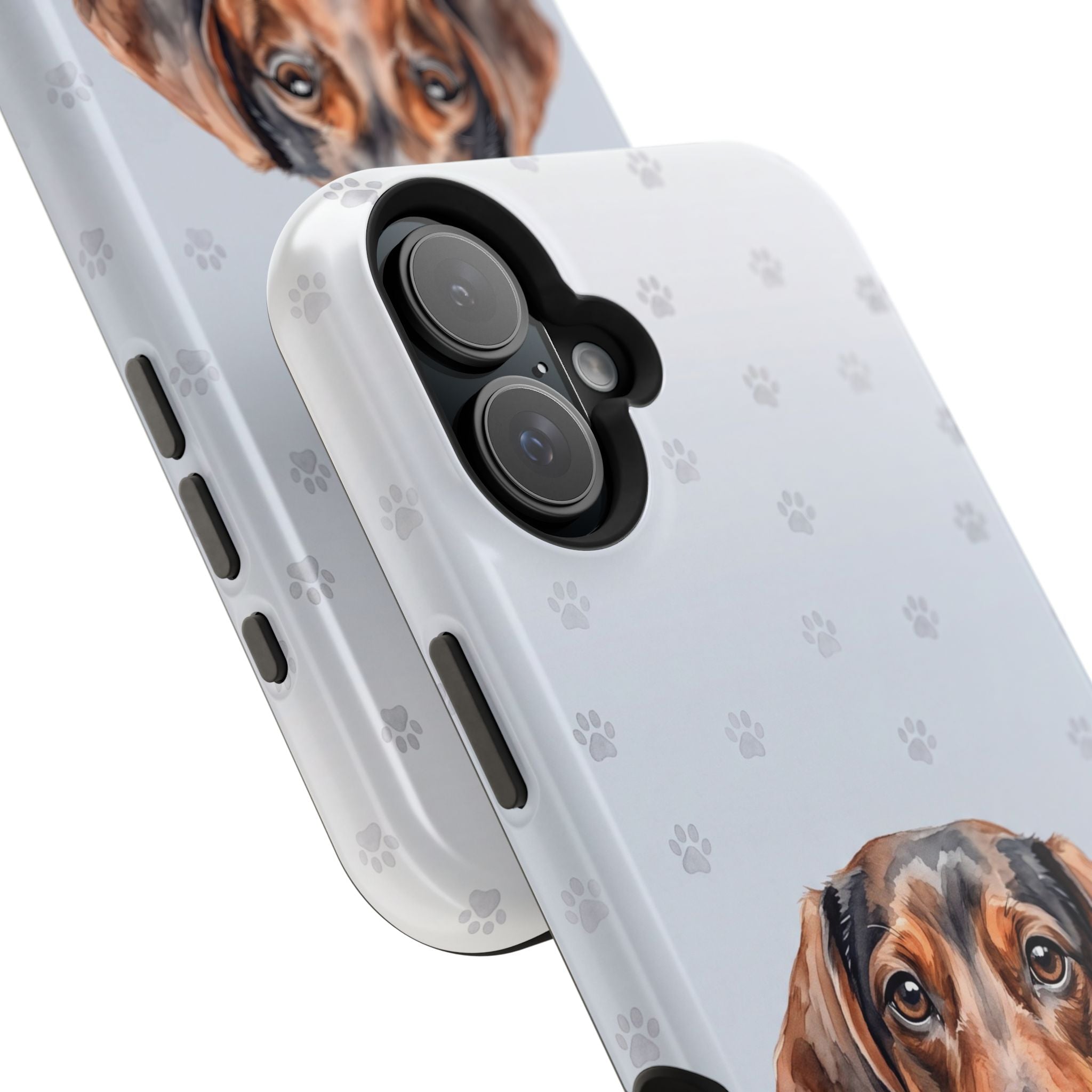 Dachshund Watercolor Portrait Phone Case | Elegant Sausage Dog Art Print | iPhone & Samsung