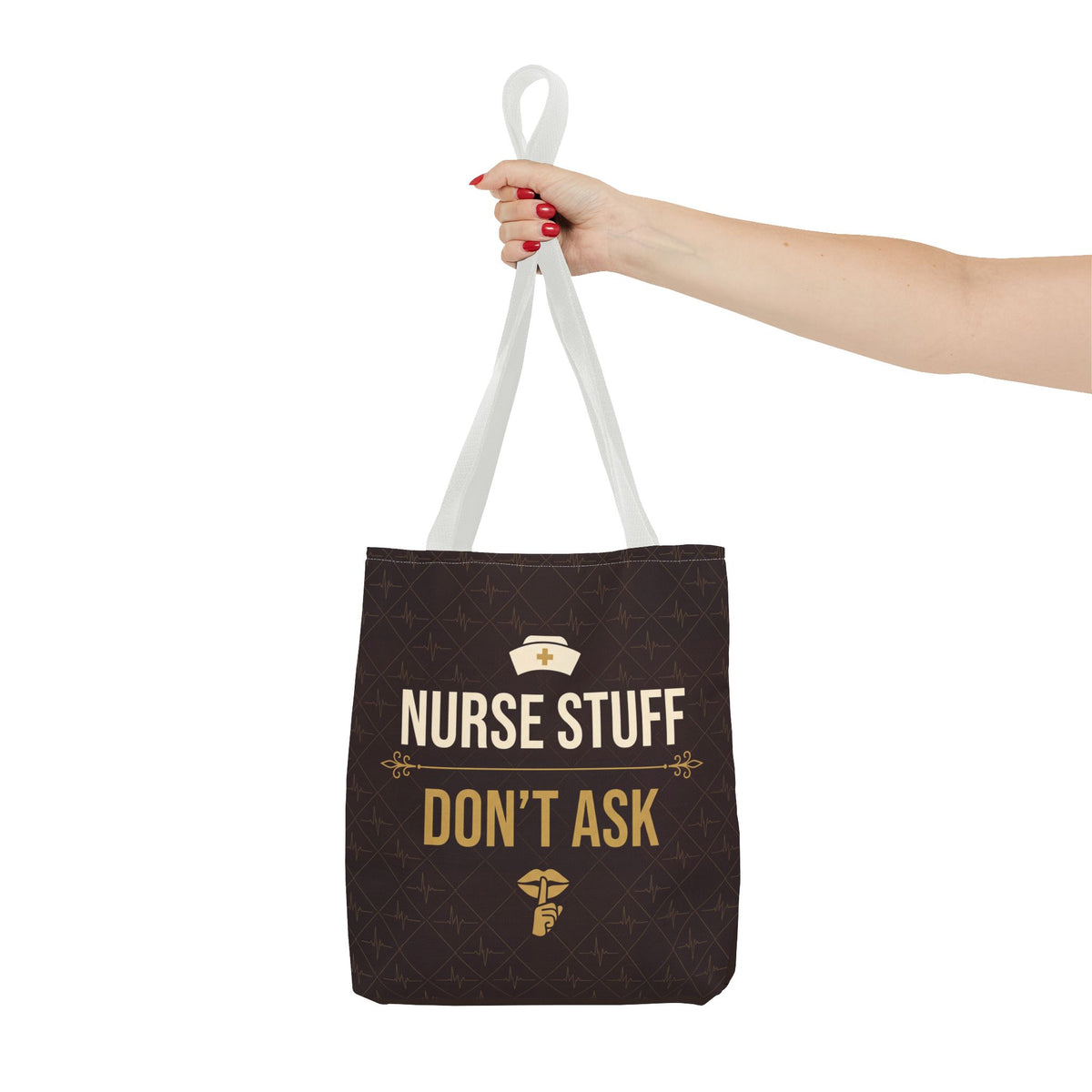 Nurse Stuff Don't Ask Tote | Funny Nurse Gift Tote Bag | Nurse Humour Appreciation Gift | Premium Polyester Carry-All