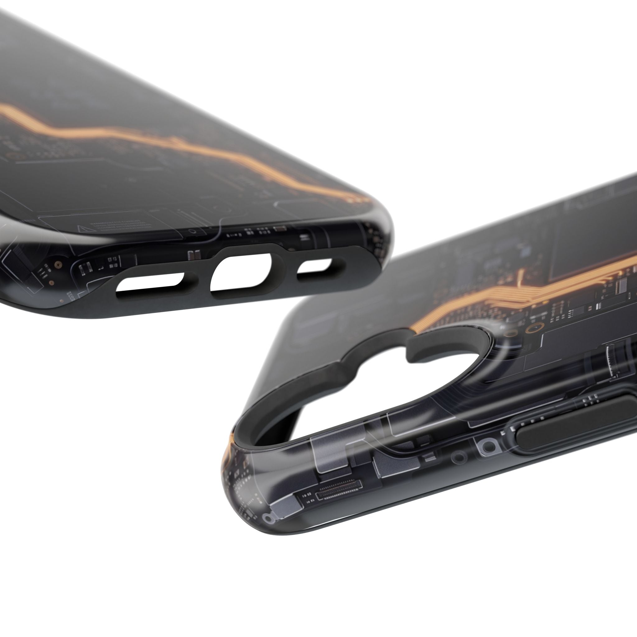 Electrician Circuit Bolt Phone Case — Impact-Resistant Wireless Charging Cover