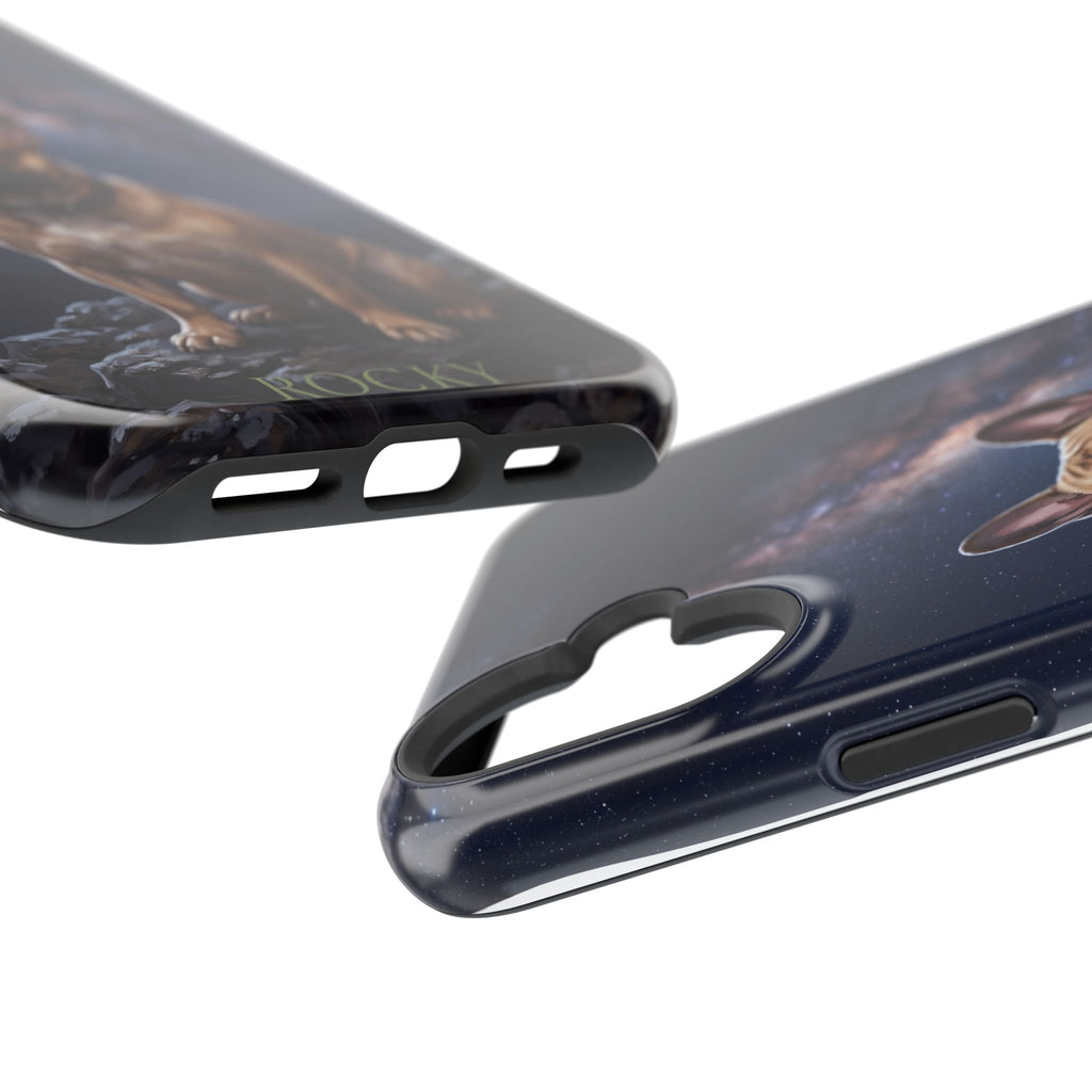 Personalized French Bulldog Starry Night Sky Phone Case — Wireless Charging Cover