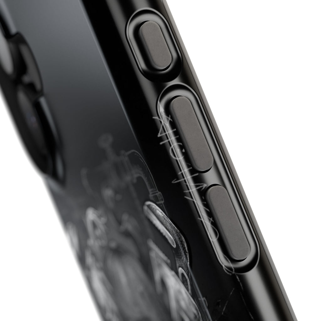 Skull & Wrenches Plumber Phone Case — Wireless Charging Cover
