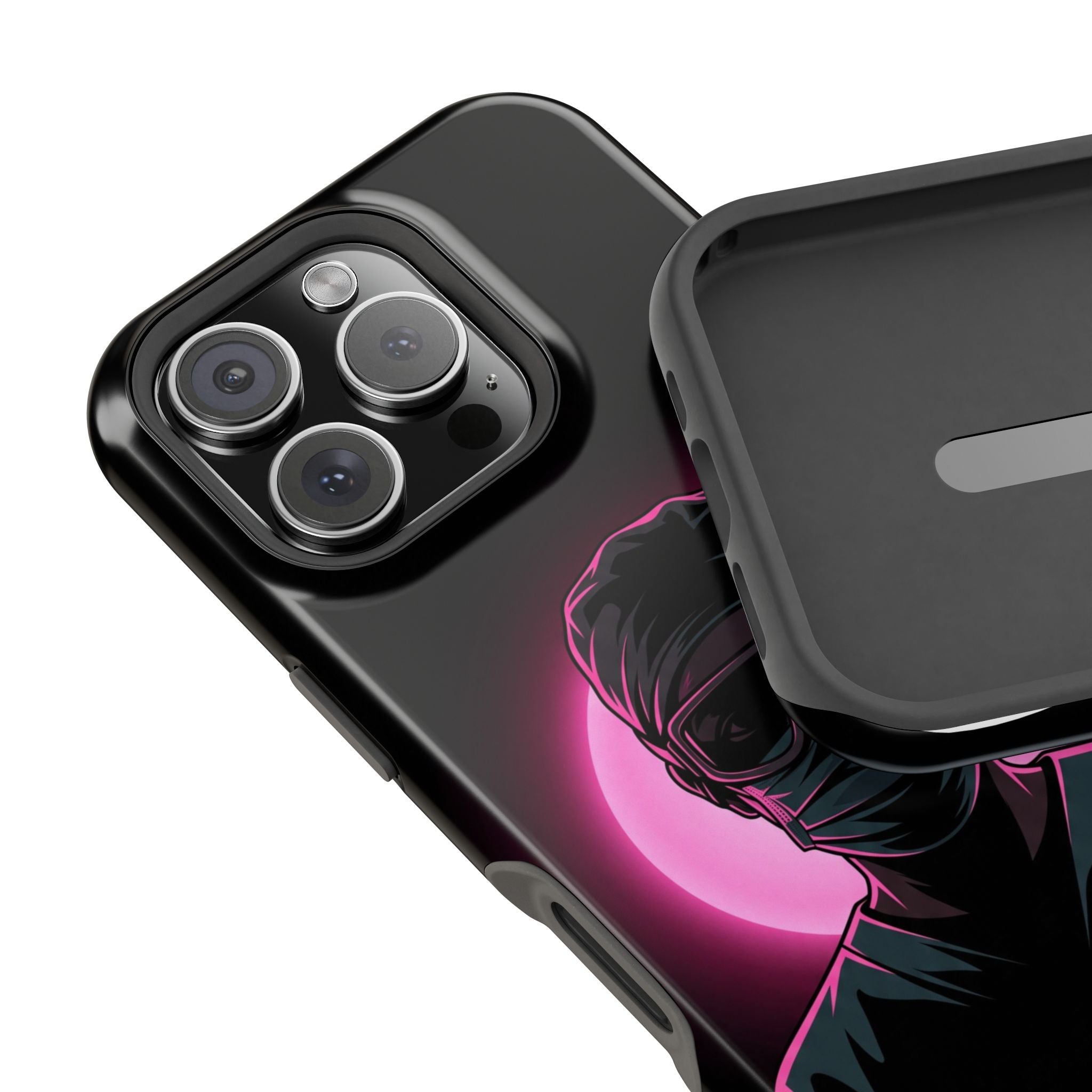 Nurse Portrait Phone Case — Navy Wireless Charging Cover