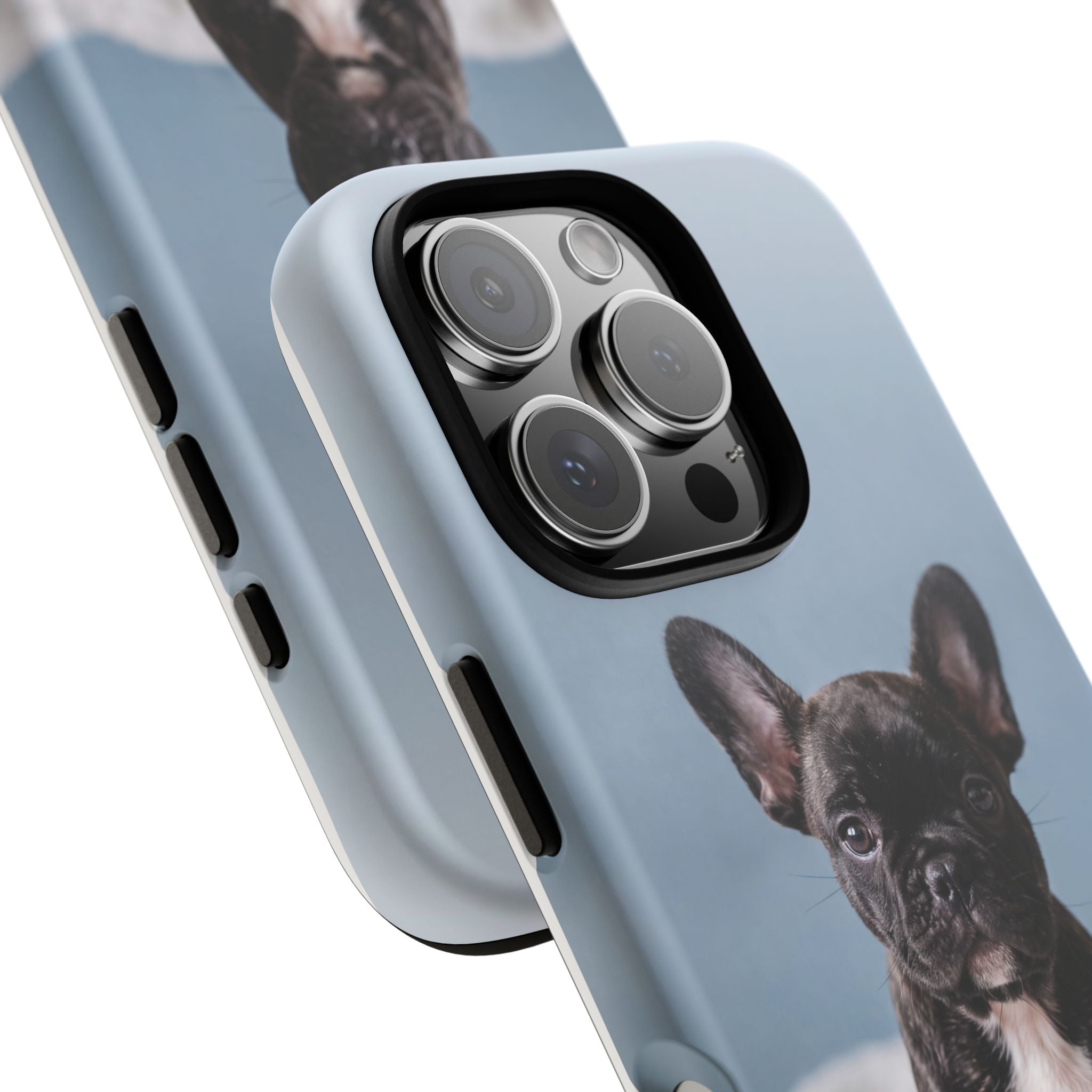 French Bulldog Puppy Phone Case | Adorable Brindle Frenchie Portrait | Samsung & iPhone