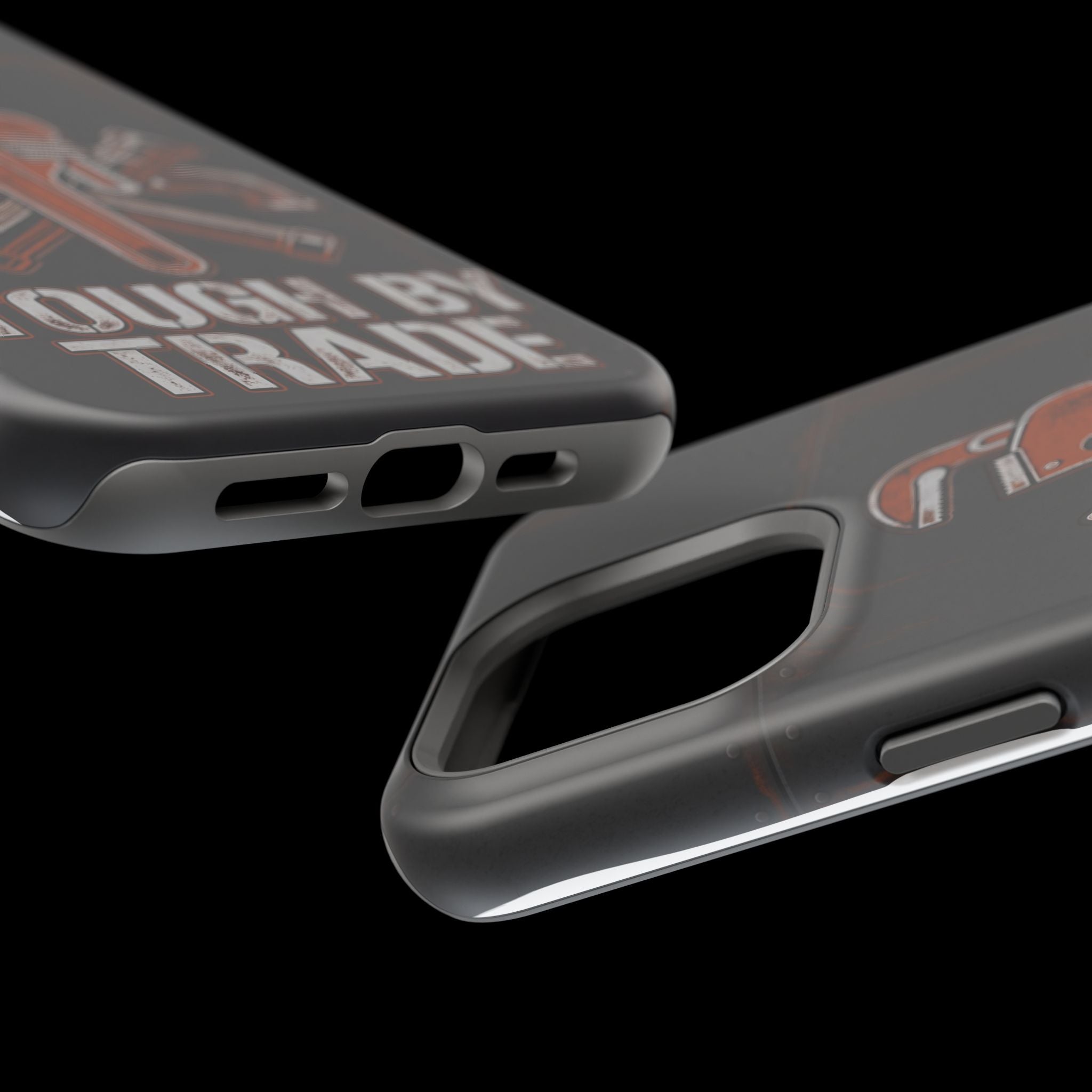 Tough By Trade Phone Case — Crossed Wrenches Wireless Charging Cover