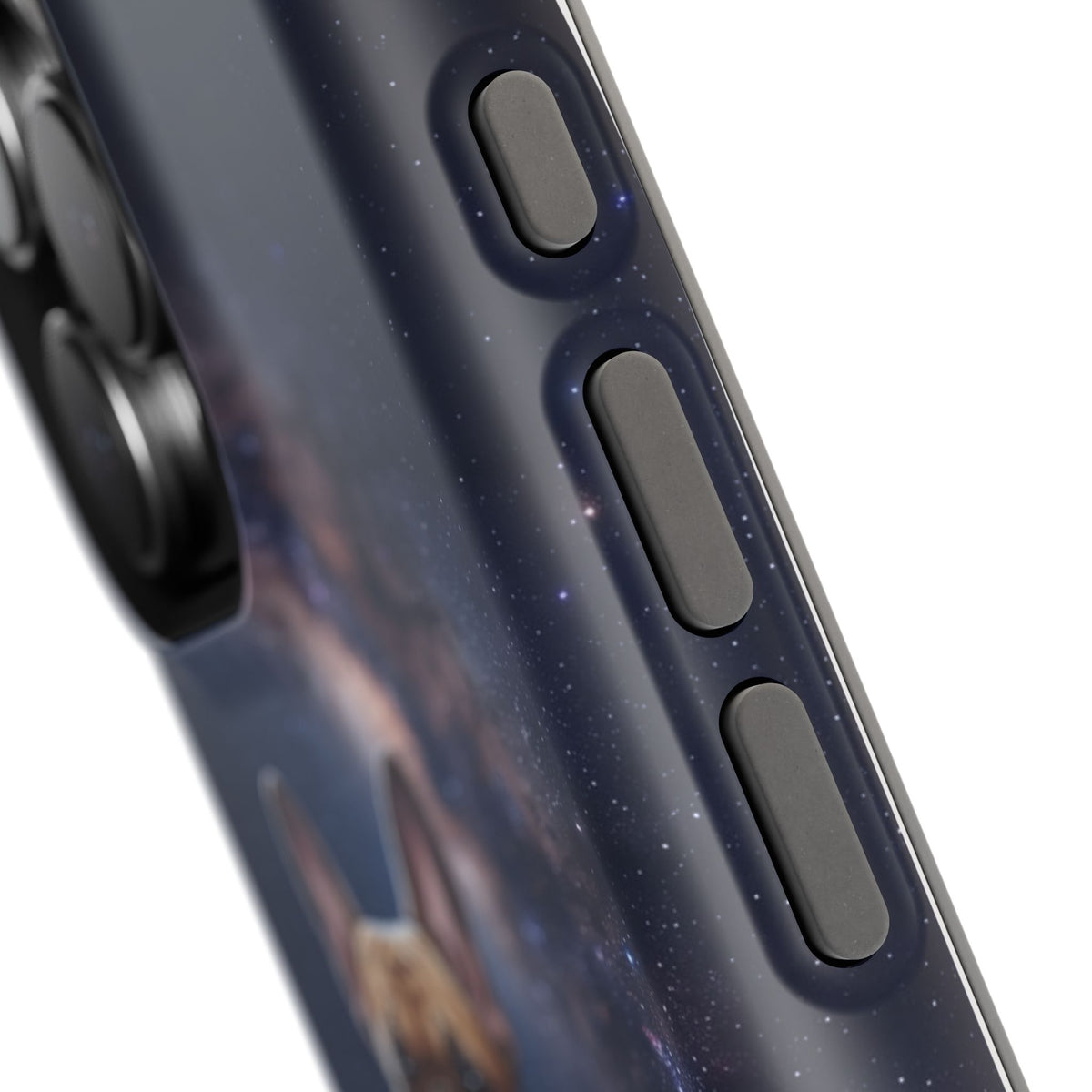 Personalized French Bulldog Starry Night Sky Phone Case — Wireless Charging Cover