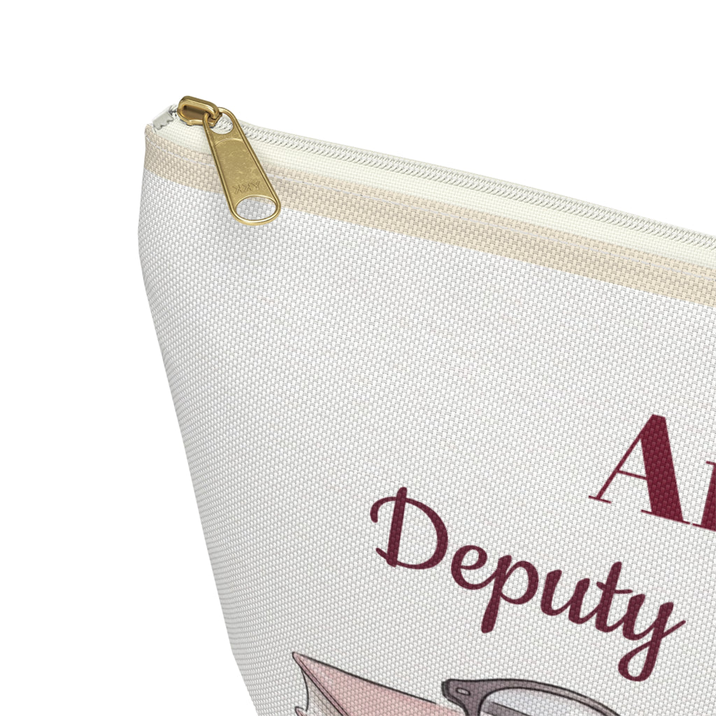 Personalized Teacher Gift Pouch – Custom Name Cosmetic Bag for Headteachers & Teachers