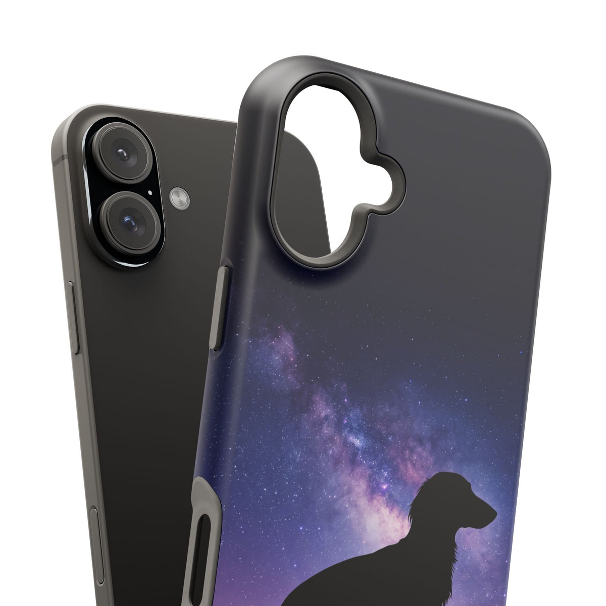 Personalized Dachshund Starry Night Phone Case — Wireless Charging Cover