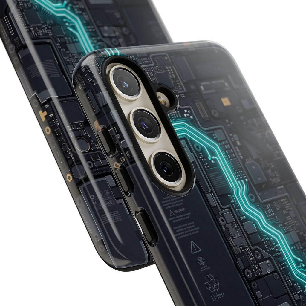 Electrician Cyan Circuit Phone Case - Samsung & iPhone Series