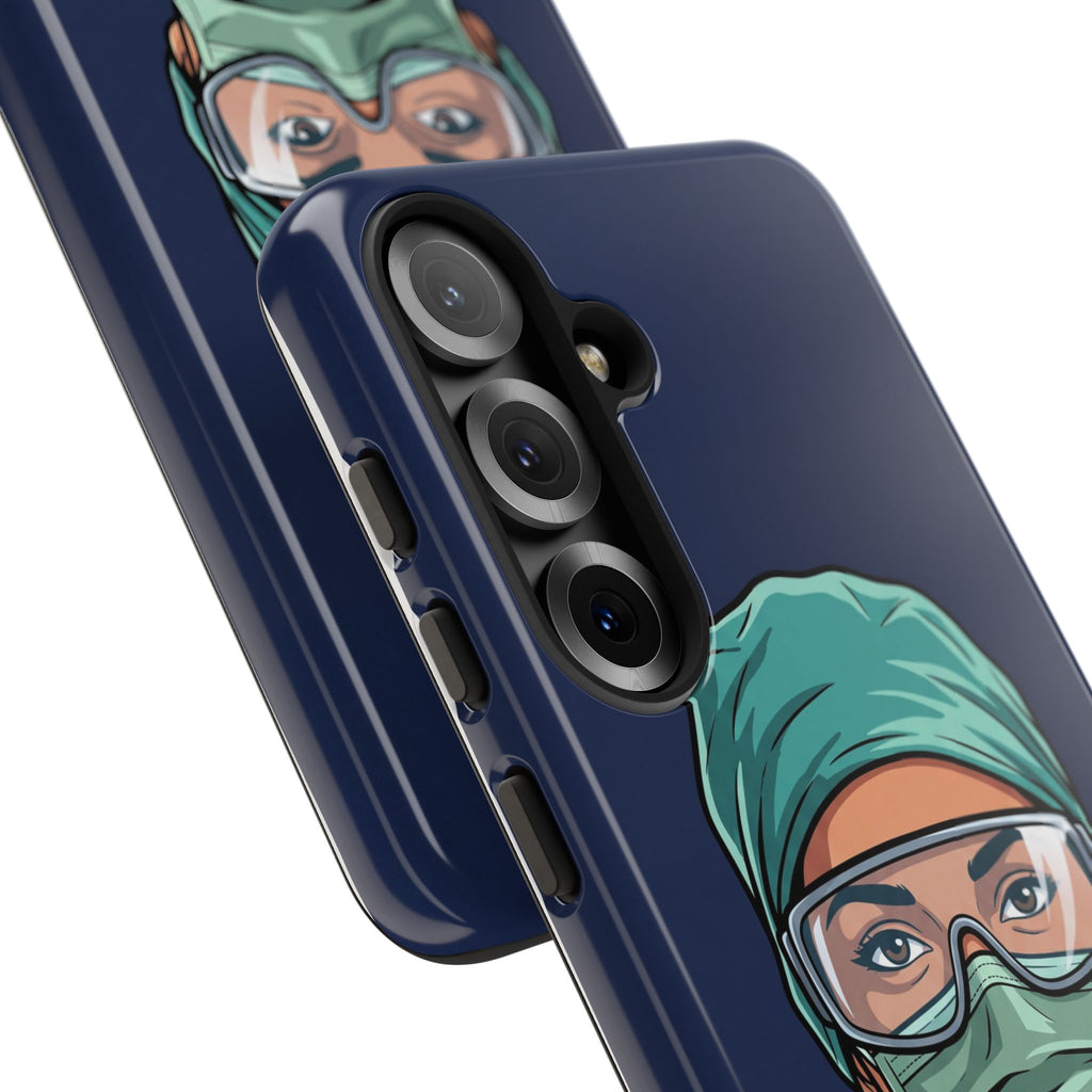 Nurse Illustrated Portrait Phone Case | iPhone & Samsung