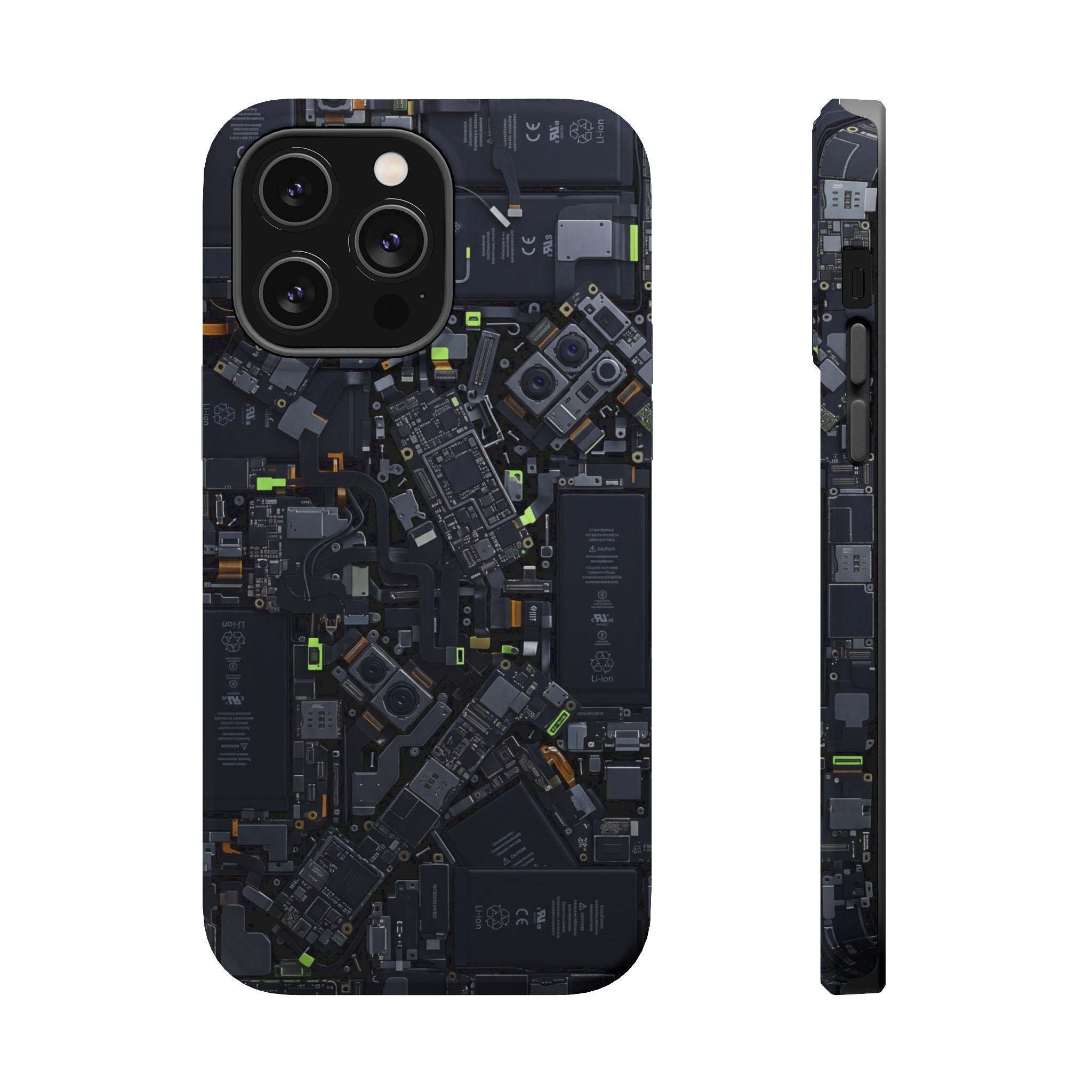 Circuit Core Phone Case — Motherboard Print Wireless Charging Cover