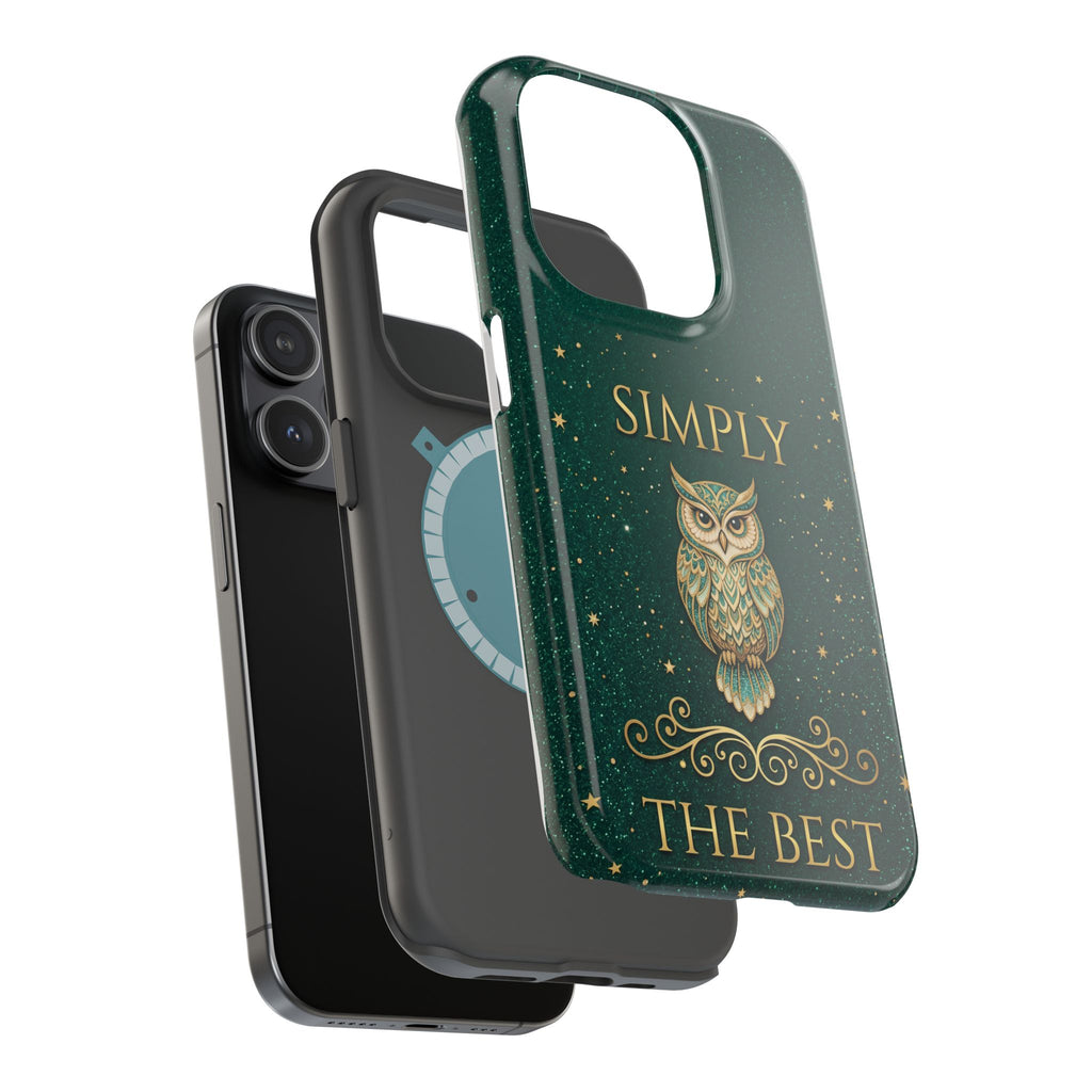 Simply The Best Wise Owl Phone Case — Wireless Charging Cover