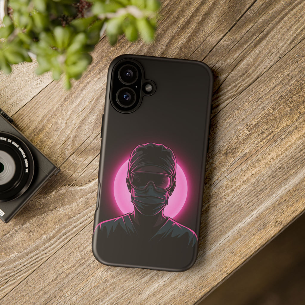 Nurse Neon Silhouette Phone Case - Samsung & iPhone Series