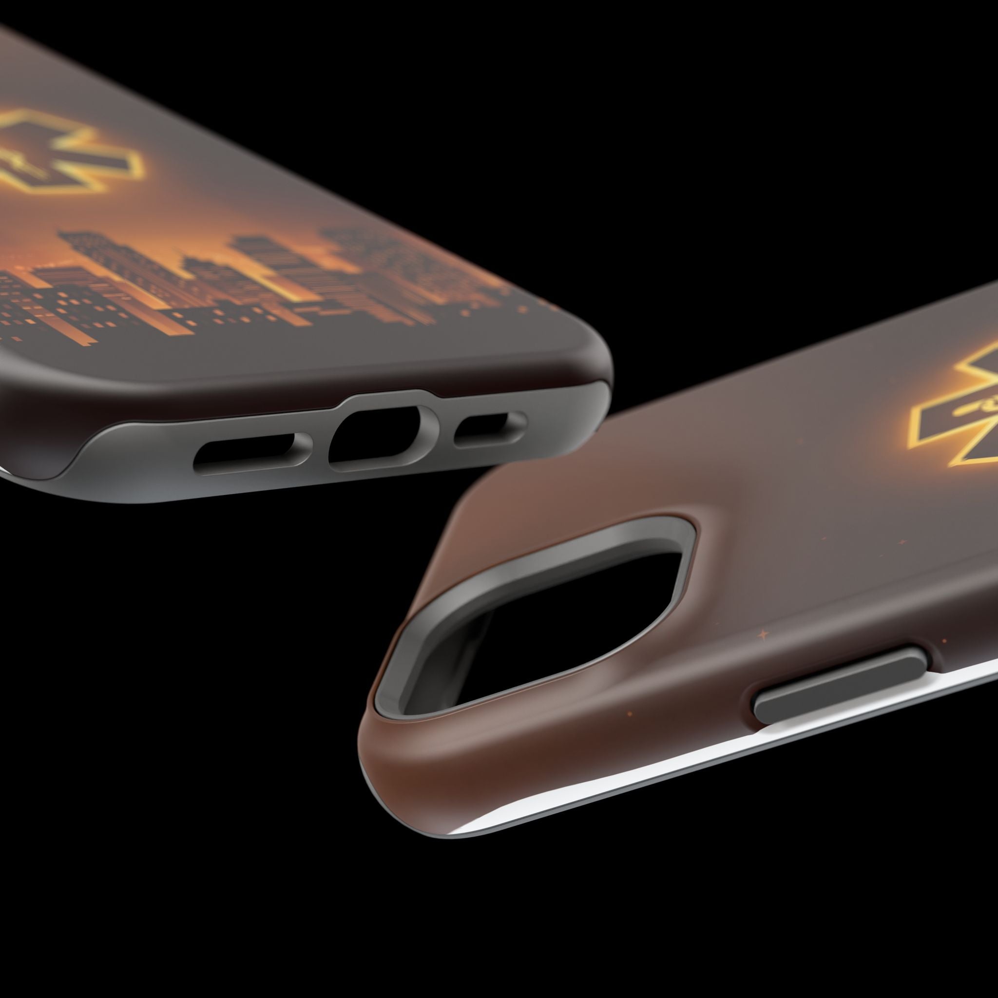 Paramedic/EMT Skyline Phone Case — Magnetic Wireless Charging Cover