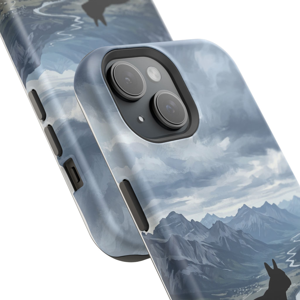 Personalized French Bulldog Mountain Valley Phone Case — Wireless Charging Cover