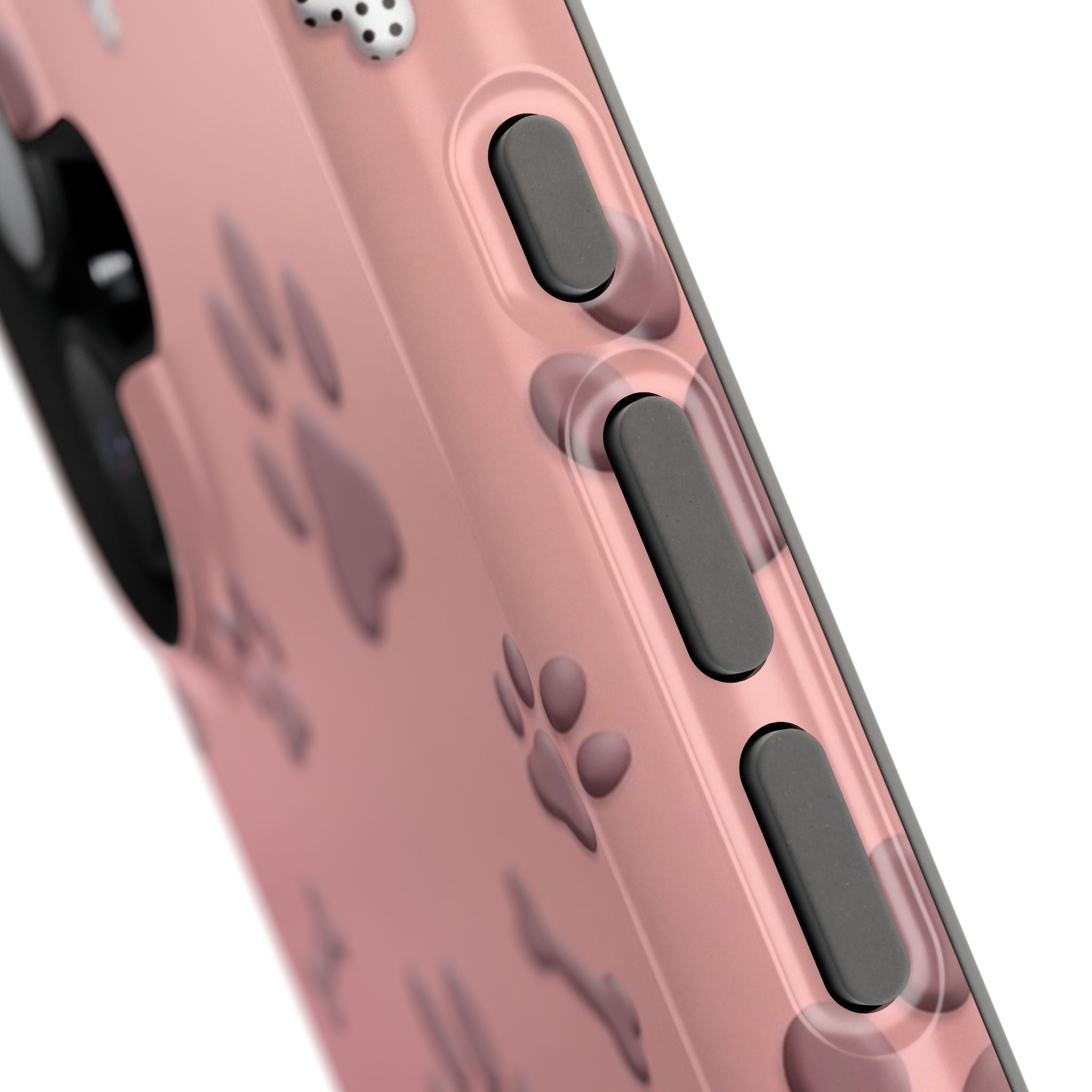 Paws & Bones Phone Case — Impact-Resistant Wireless Charging Cover
