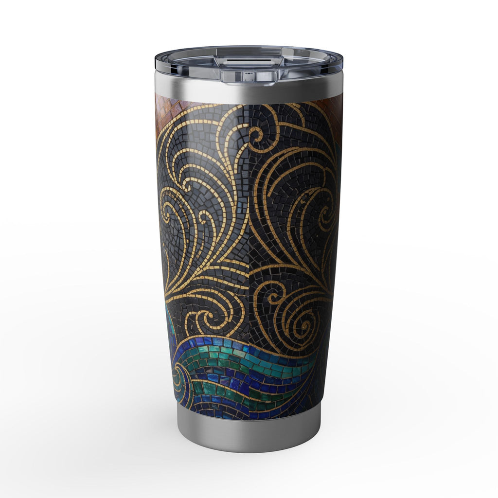 Sailing Tumbler | Jewel Mosaic Art — 20 oz Stainless Travel Mug