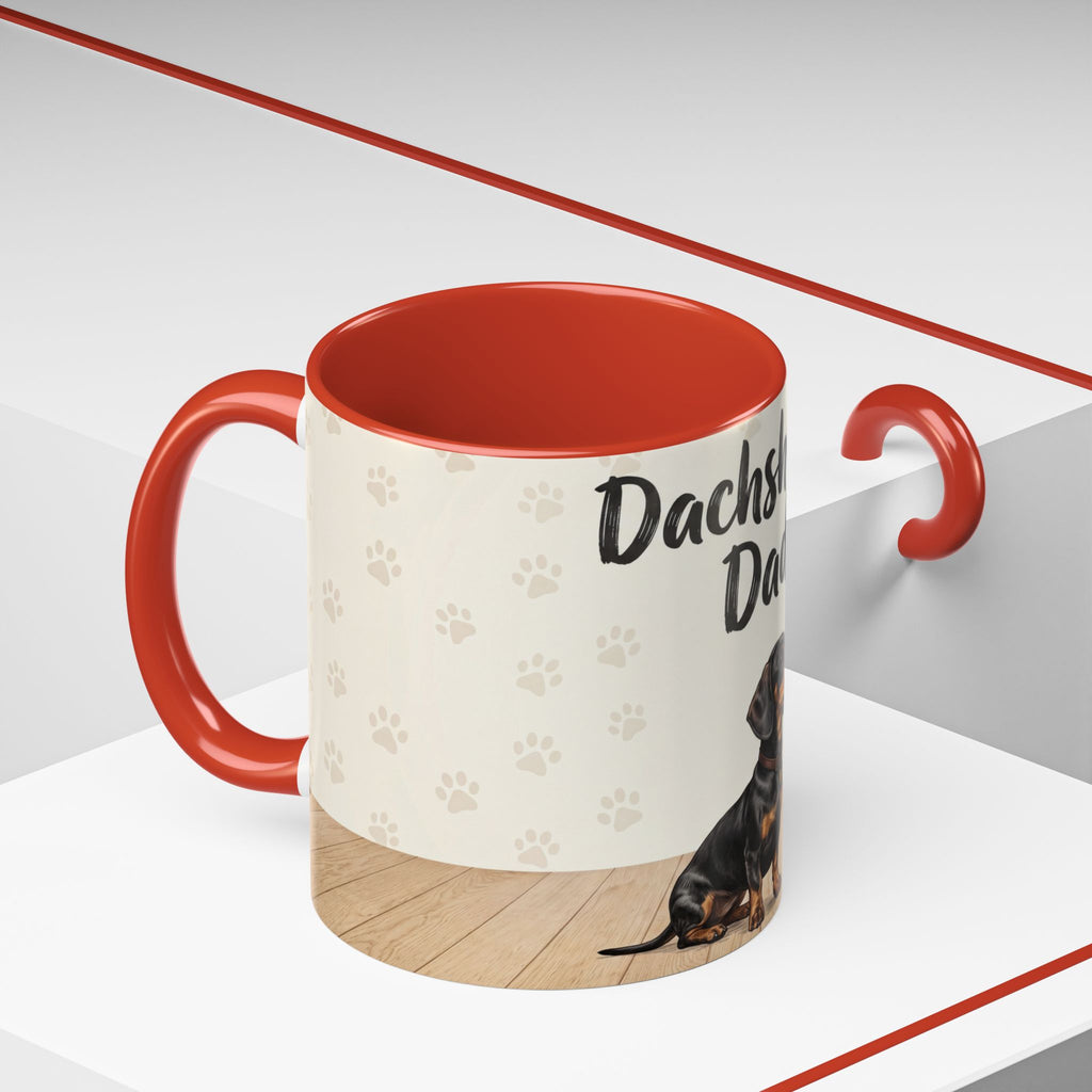 Dachshund Dad Mug | Cute Dog Dad Coffee Mug | Wiener Dog Gift for Dachshund Lovers