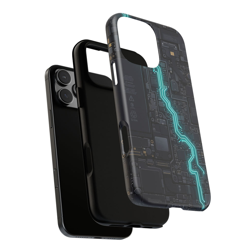 Electrician Cyan Circuit Phone Case - Samsung & iPhone Series