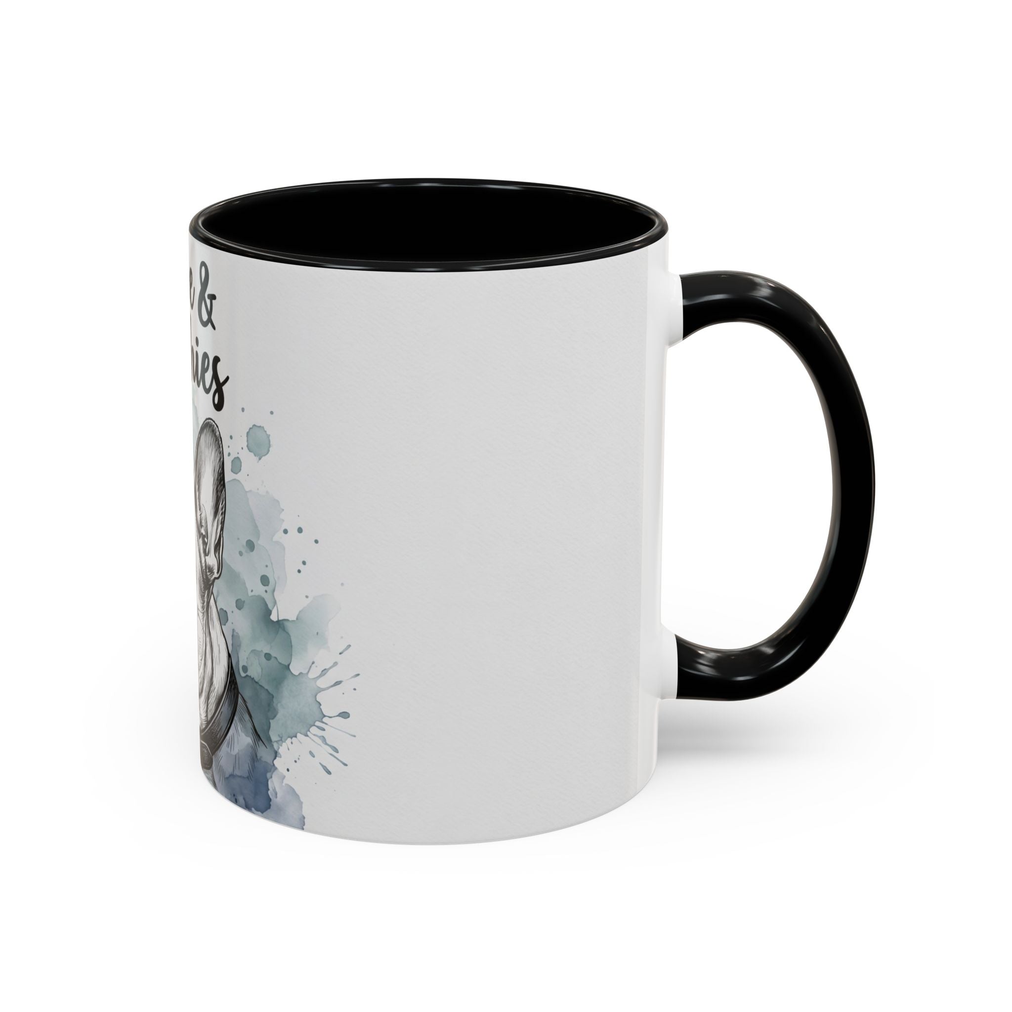 Coffee & Frenchies Mug | French Bulldog Lover Gift | Watercolor Dog Mug