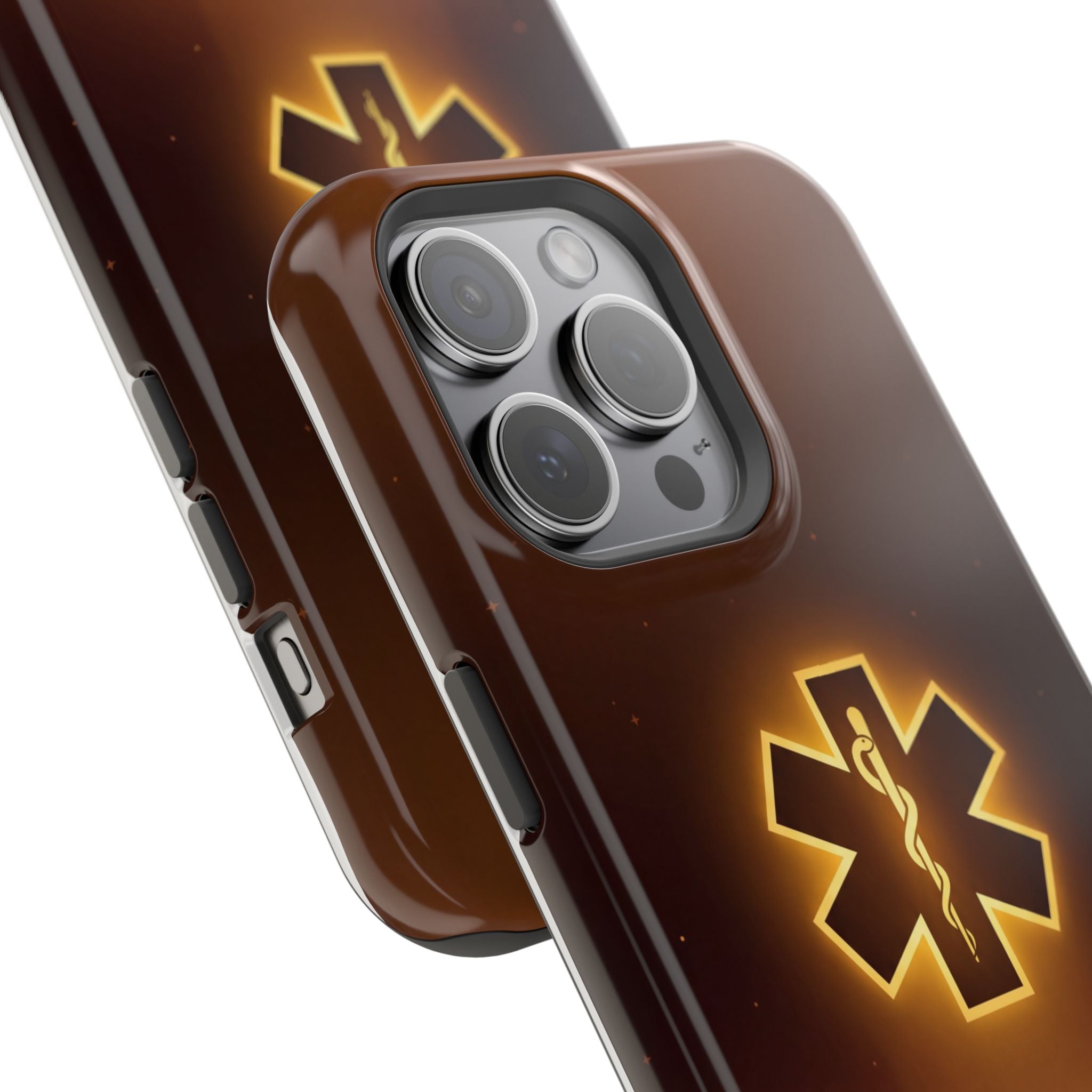 Paramedic/EMT Skyline Phone Case — Magnetic Wireless Charging Cover