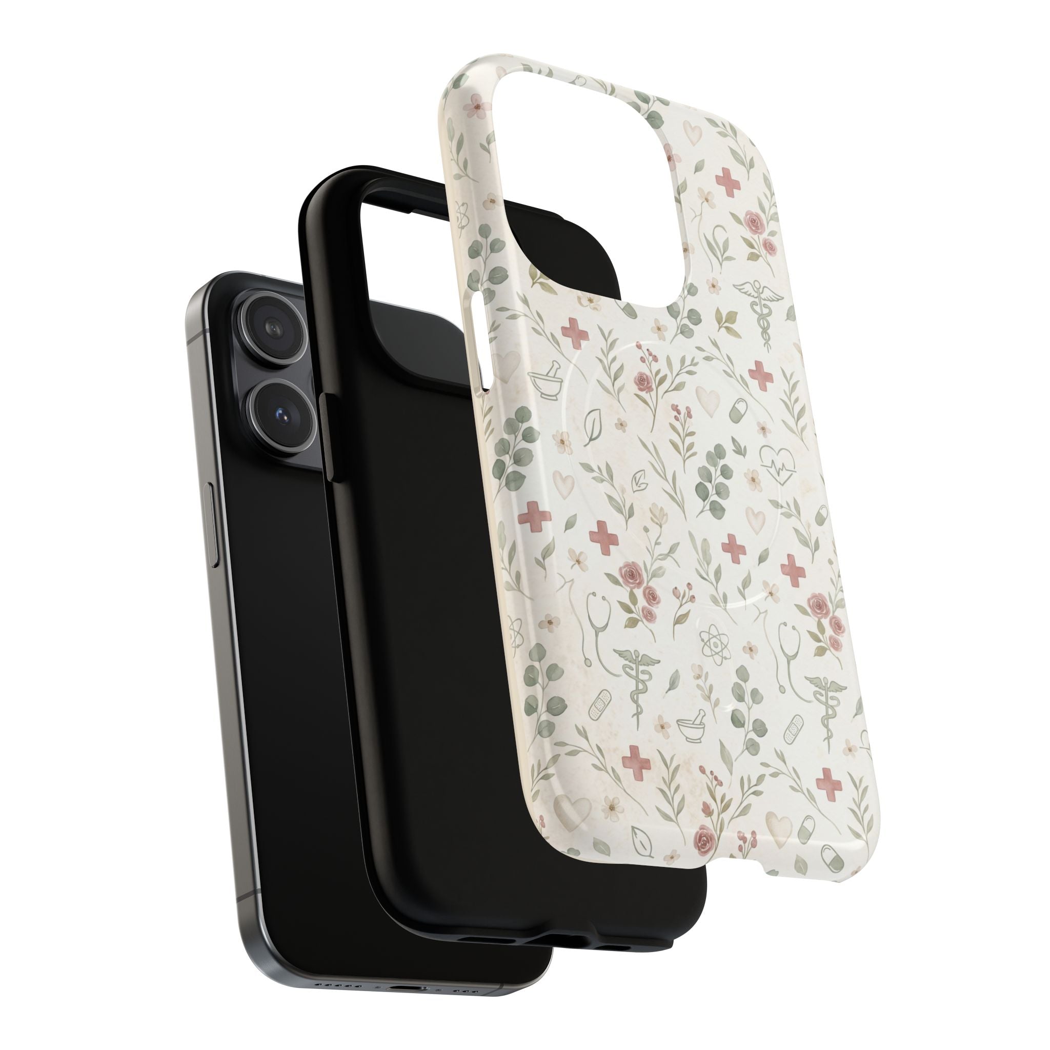 Floral Watercolor Phone Case – Botanical Print Case for iPhone