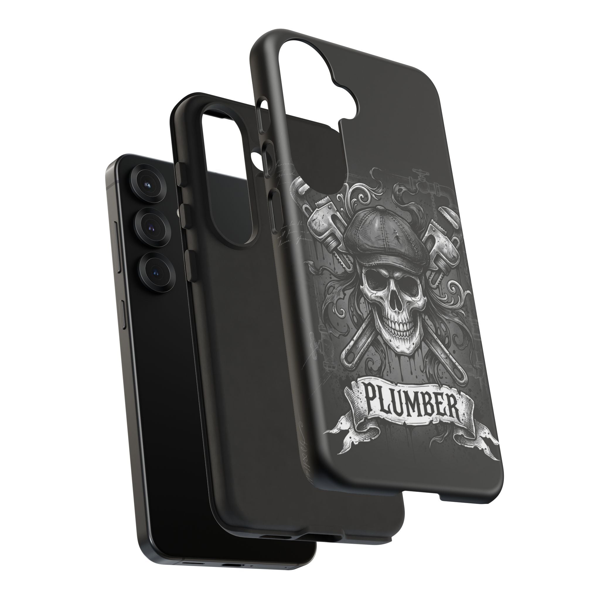 Gothic Skull Plumber Phone Case - Samsung & iPhone Series