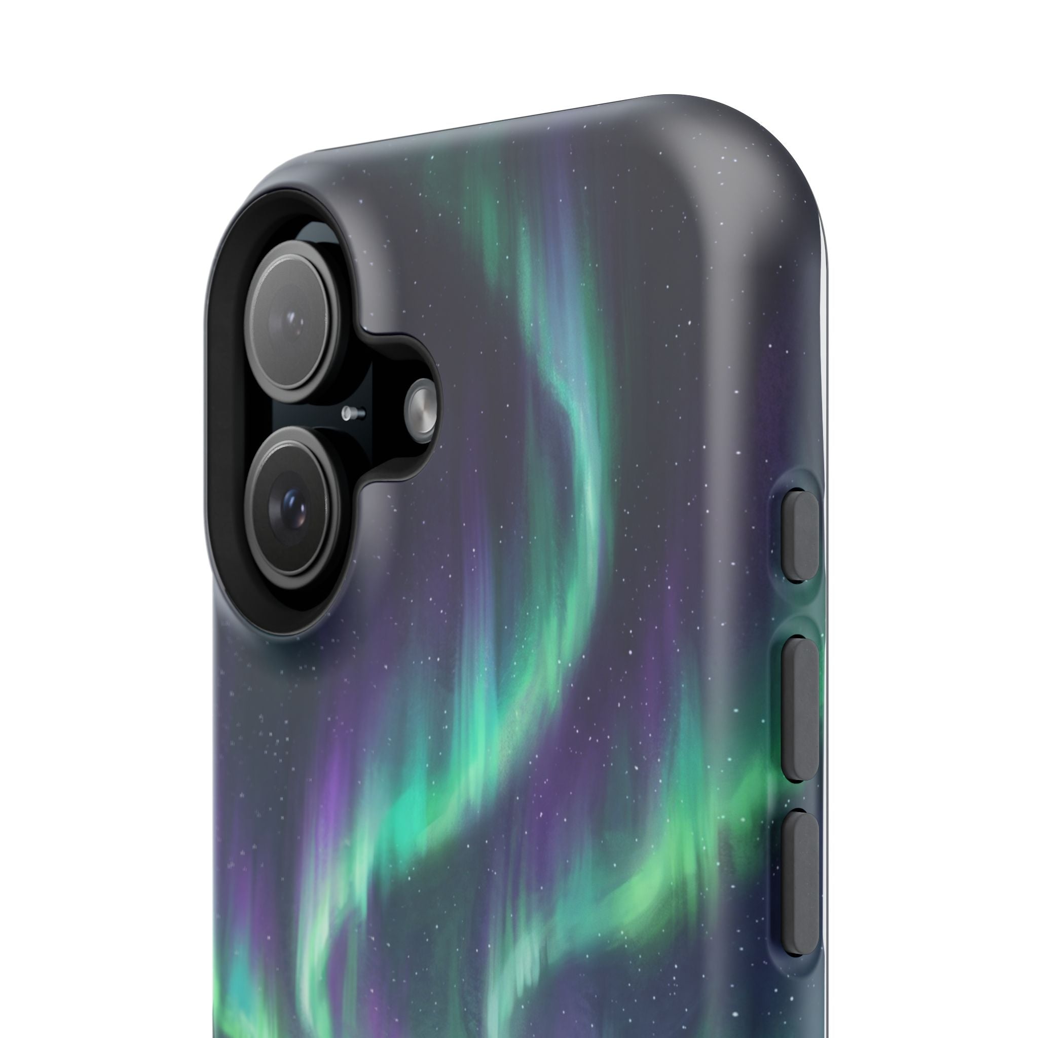 Personalized Dachshund Northern Lights Phone Case — Wireless Charging Cover