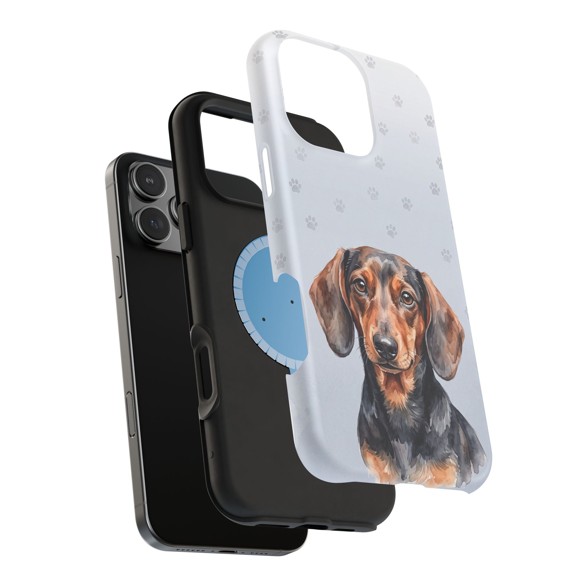 Dachshund Phone Case — Impact-Resistant Wireless Charging Cover
