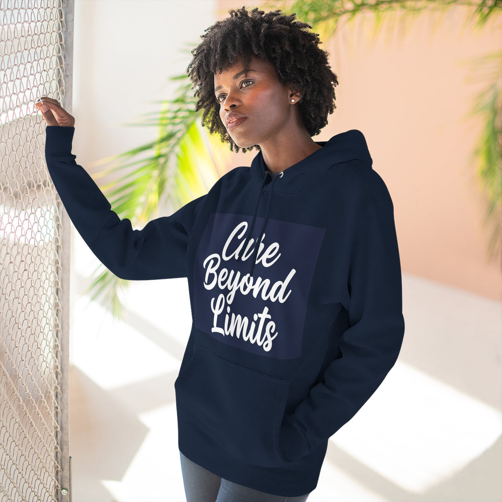 Care beyond limits Nurse Hoodie — Unisex Unisex Pullover for Registered Nurses and Healthworkers