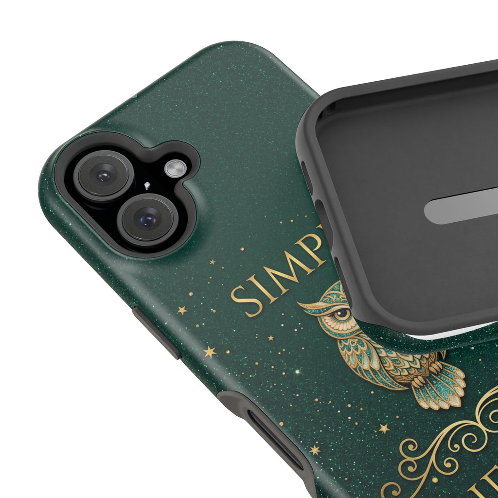 Simply The Best Wise Owl Phone Case — Wireless Charging Cover