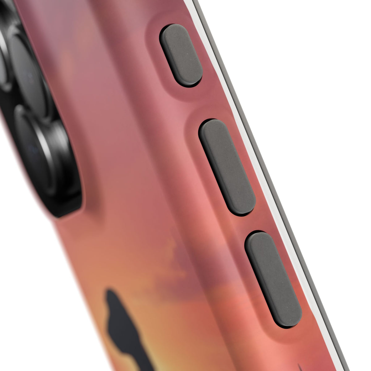 Personalized Dachshund Rooftop Sunset Phone Case — Wireless Charging Cover