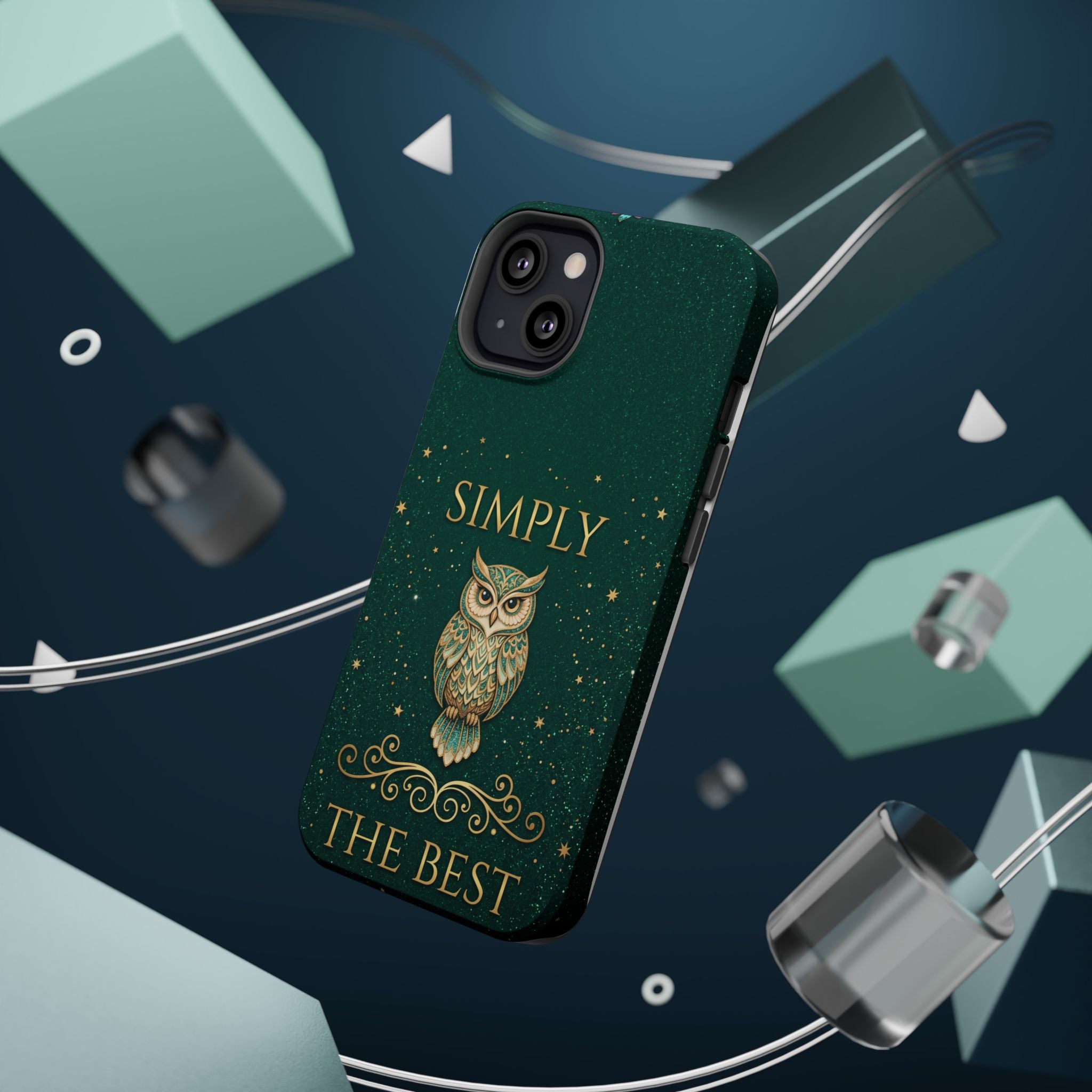 Simply The Best Wise Owl Phone Case — Wireless Charging Cover