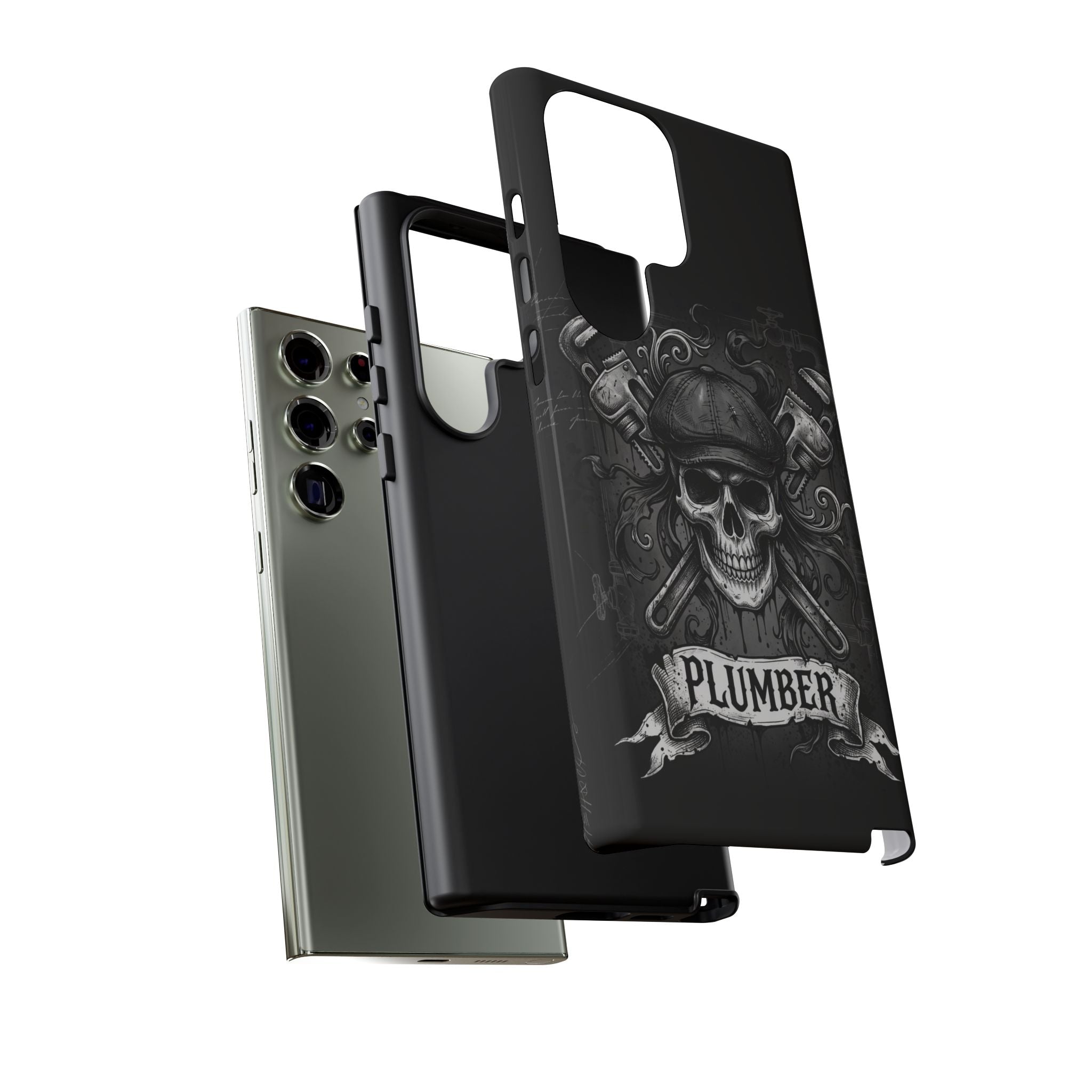 Gothic Skull Plumber Phone Case - Samsung & iPhone Series