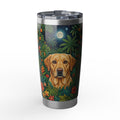 Labrador Tumbler | Enchanted Jungle Art — 20 oz Stainless Travel Mug