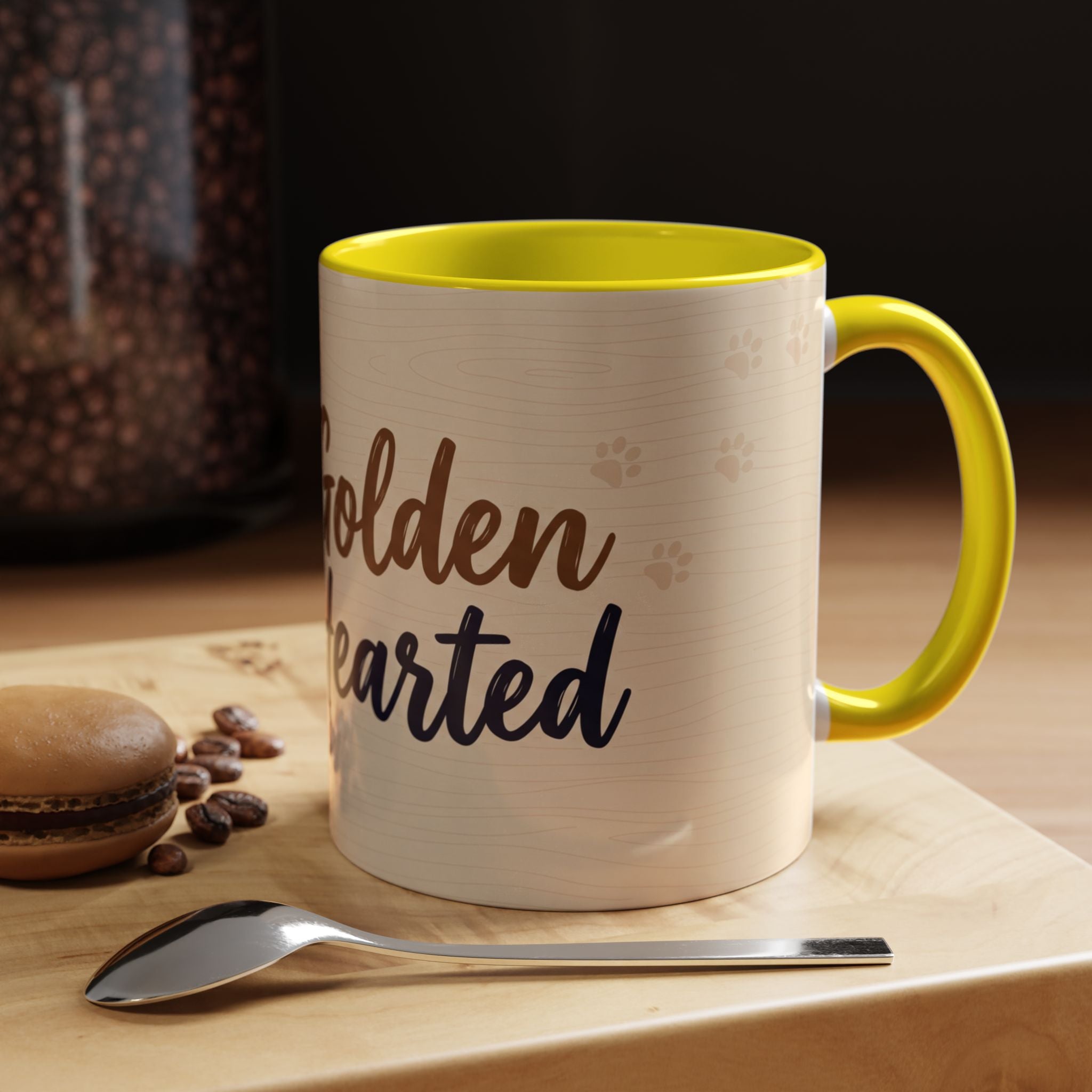 Golden Hearted Mug | Golden Retriever Lover Gift | Cute Dog Coffee Mug