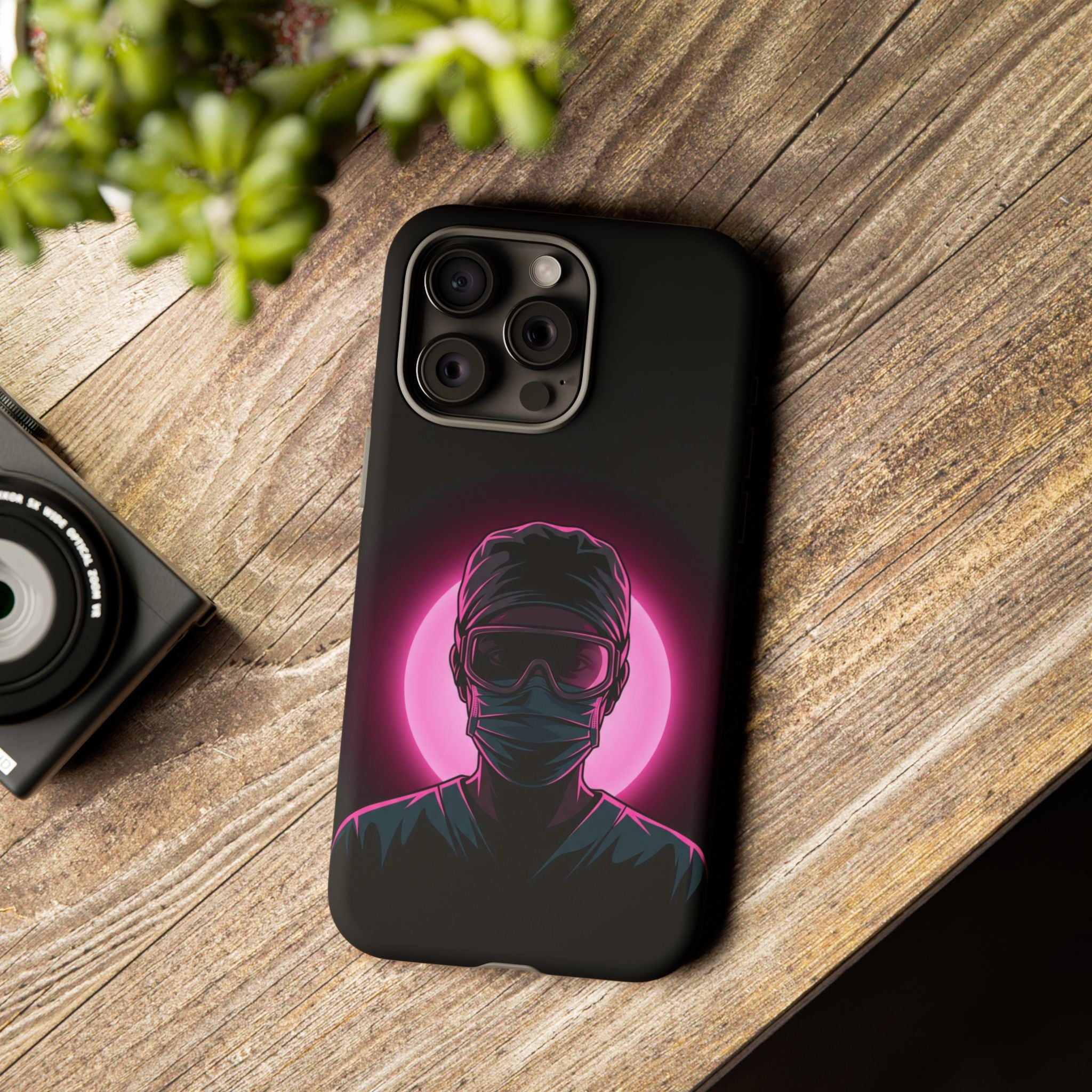 Nurse Neon Silhouette Phone Case - Samsung & iPhone Series