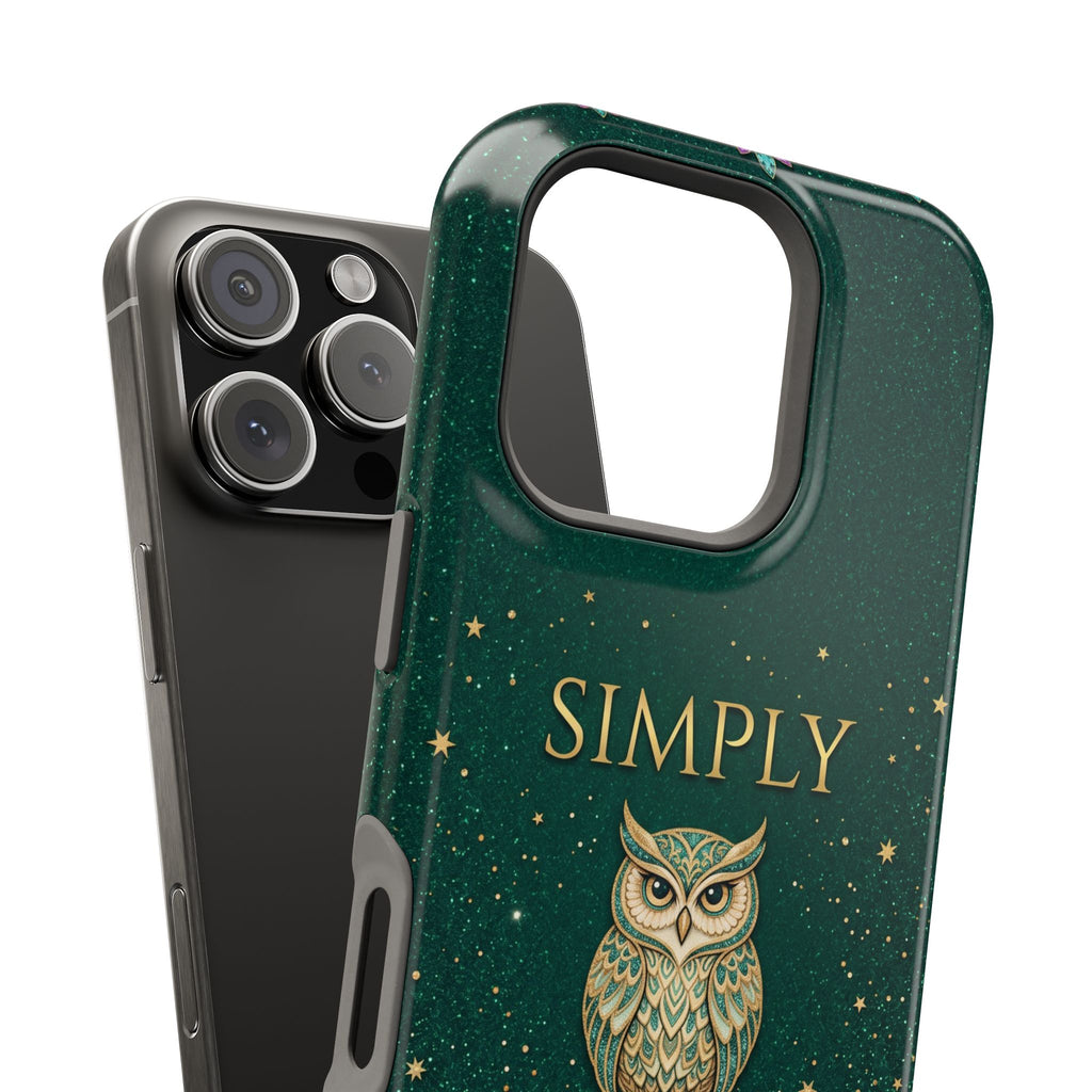 Simply The Best Wise Owl Phone Case — Wireless Charging Cover