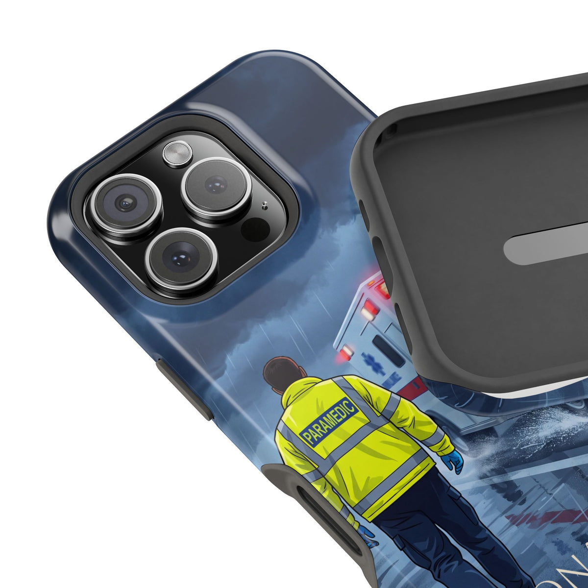 Personalized EMS Storm Phone Case — Wireless Charging Cover