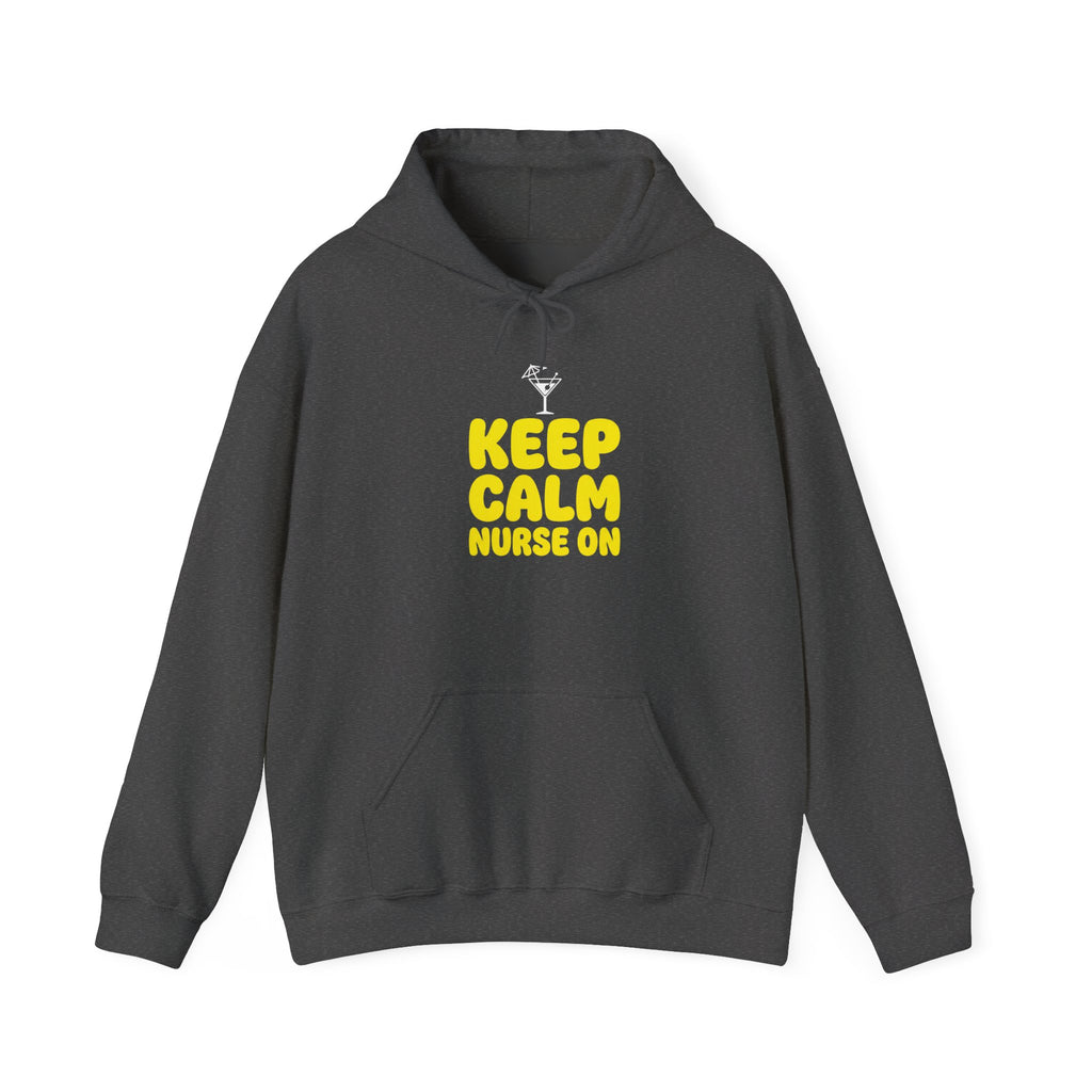 Keep Calm Nurse On Hoodie — Funny Nurse Graphic Pullover