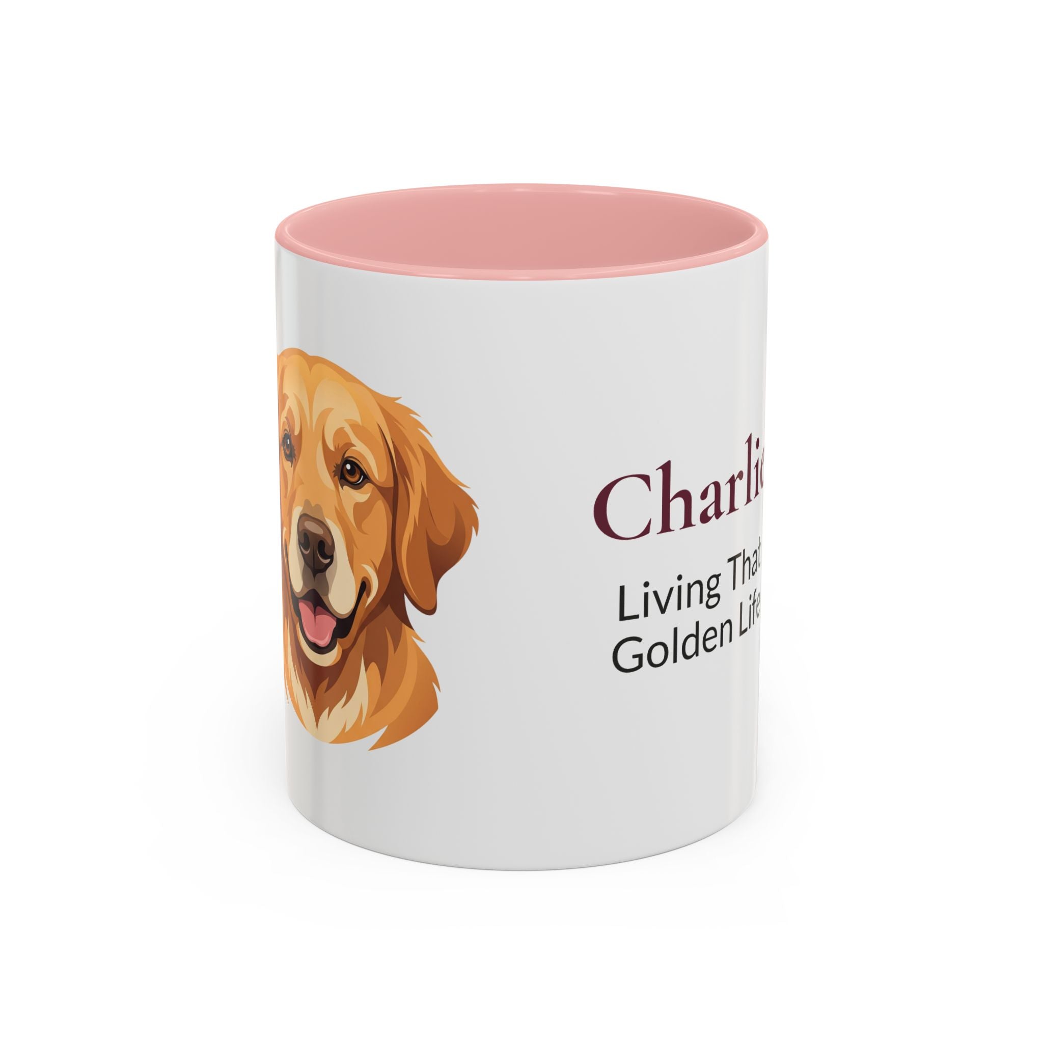 Personalized Golden Retriever Mug | Custom Name & Message Dog Lover Coffee Mug