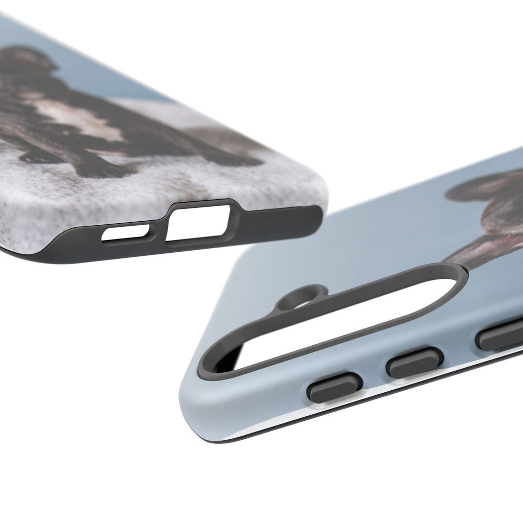 French Bulldog Puppy Phone Case | Adorable Brindle Frenchie Portrait | Samsung & iPhone