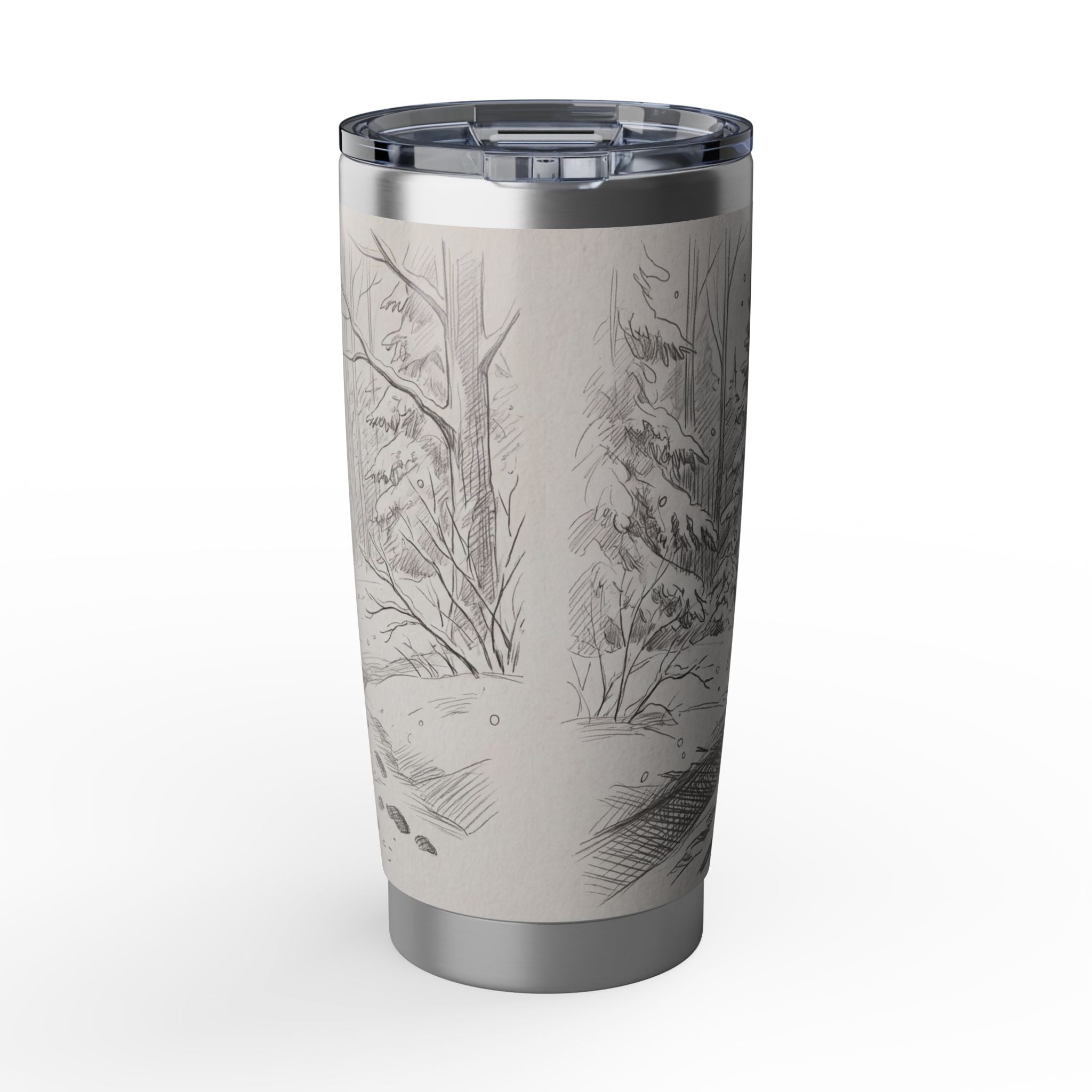Golden Retriever Tumbler Personalized – 20 oz Stainless Steel Travel Mug with Custom Name, Woodland Forest Design