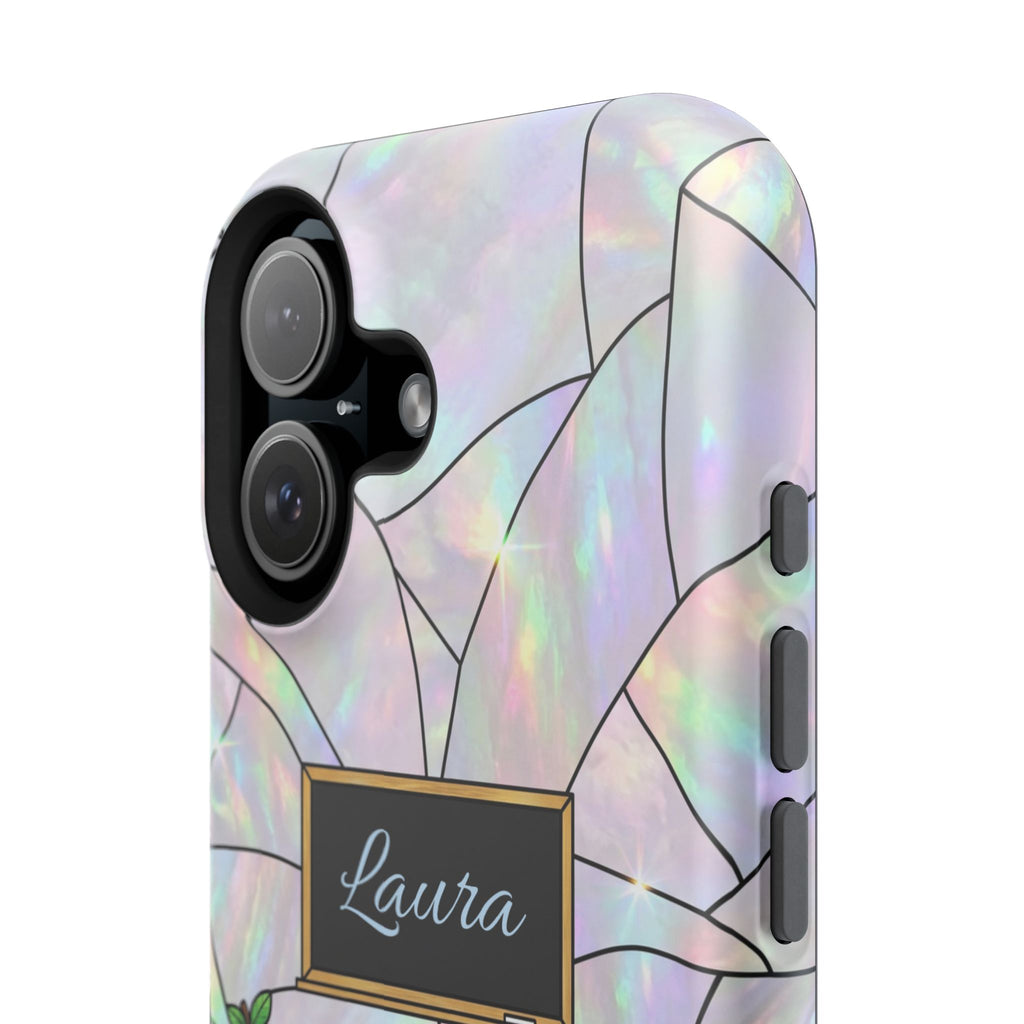 Personalized Teacher Phone Case — Impact-Resistant Wireless Charging Cover